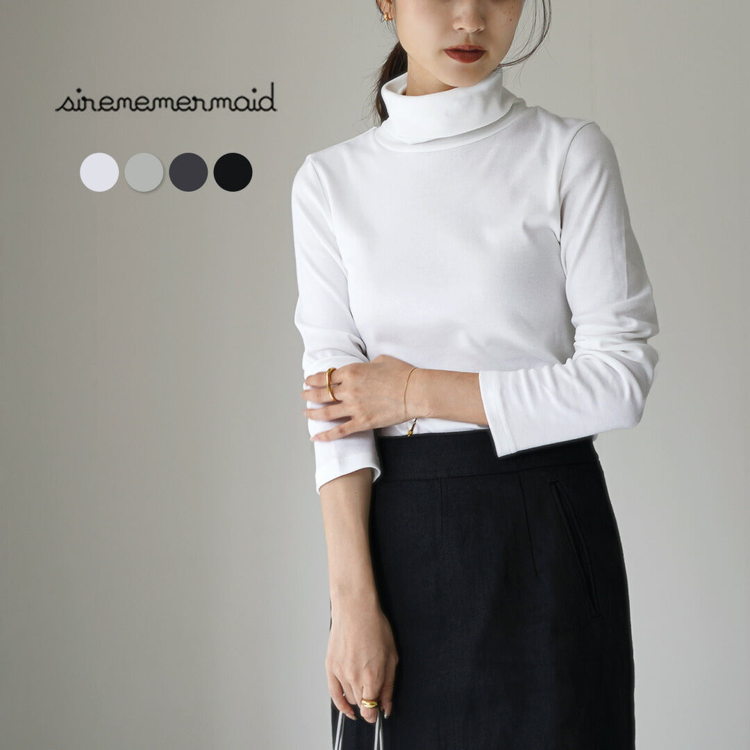 SIRENEMERMAID(シレーヌマーメイド) タートルネック ロングスリーブ