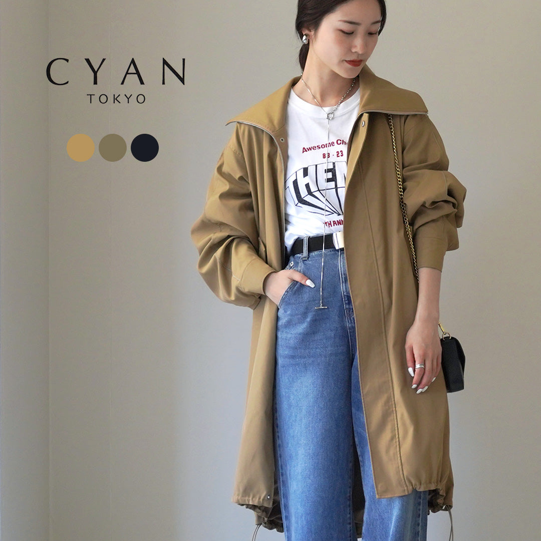 【30%OFF】CYAN TOKYO(シアン トーキョー) ハイジップ オーバー モッズコート