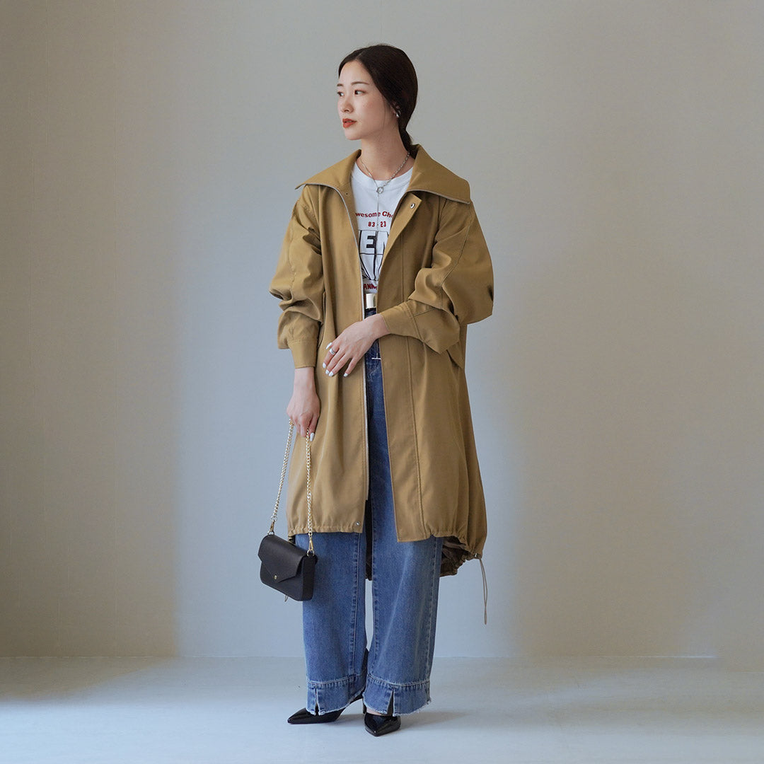 【30%OFF】CYAN TOKYO(シアン トーキョー) ハイジップ オーバー モッズコート