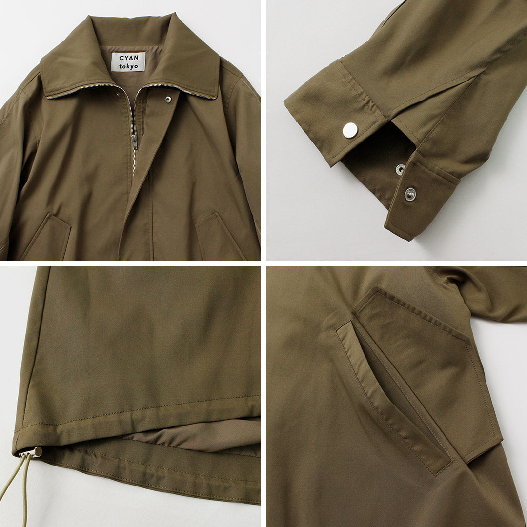 CYAN TOKYO(シアン トーキョー) ハイジップ オーバー モッズコート