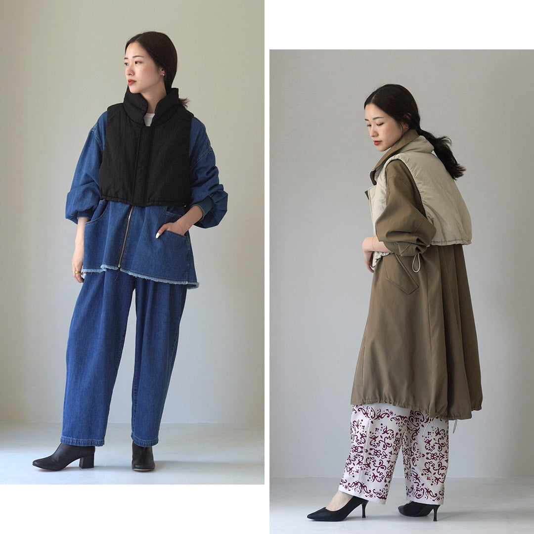 CYAN TOKYO(シアン トーキョー) グロッシー パデッド ベスト