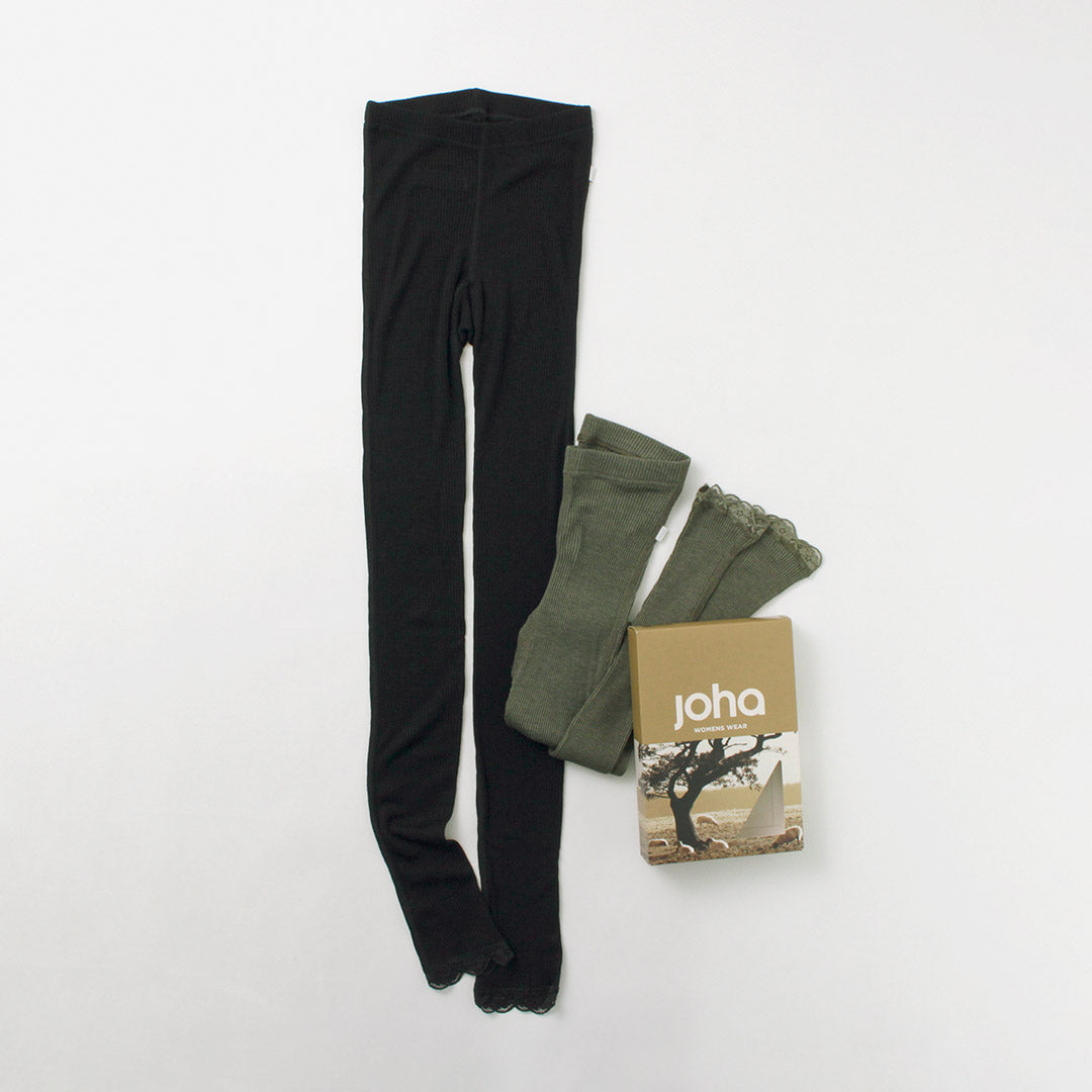 JOHA(ヨハ) Kate ウールシルク レギンス
