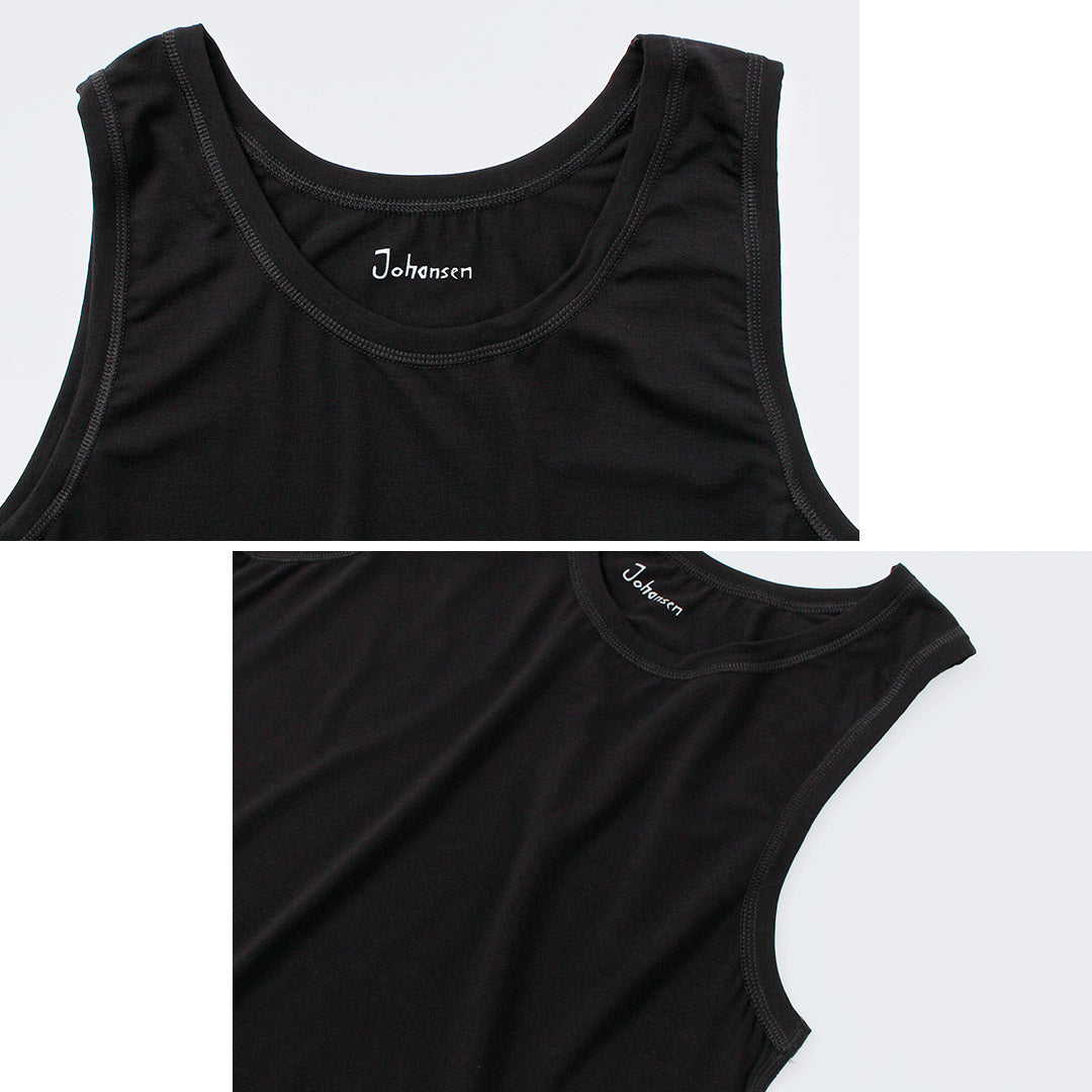 JOHA(ヨハ) オーガニックバンブー ストレッチアンダーシャツ タンクトップ