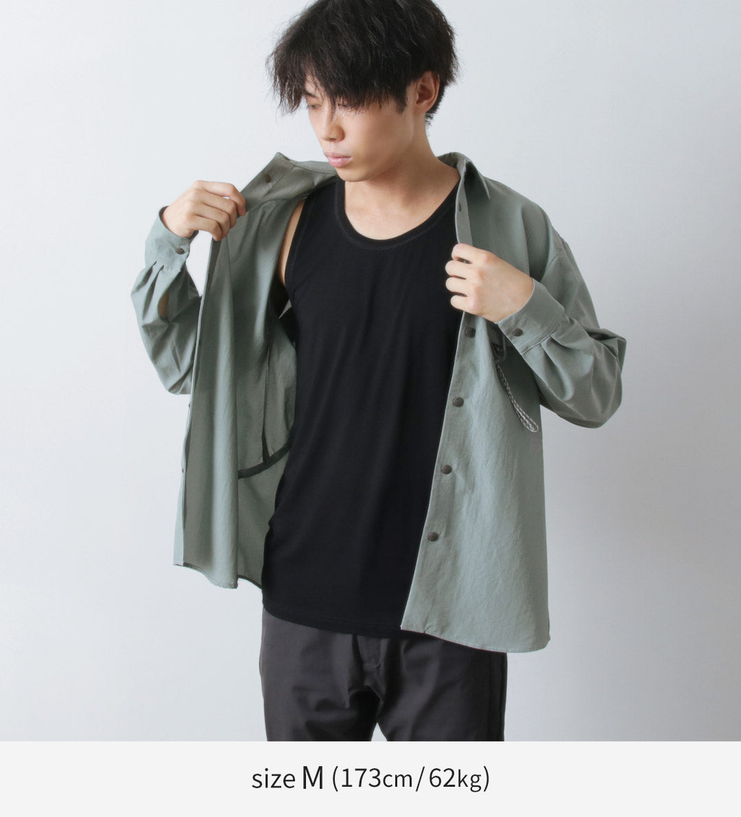 JOHA(ヨハ) オーガニックバンブー ストレッチアンダーシャツ タンクトップ