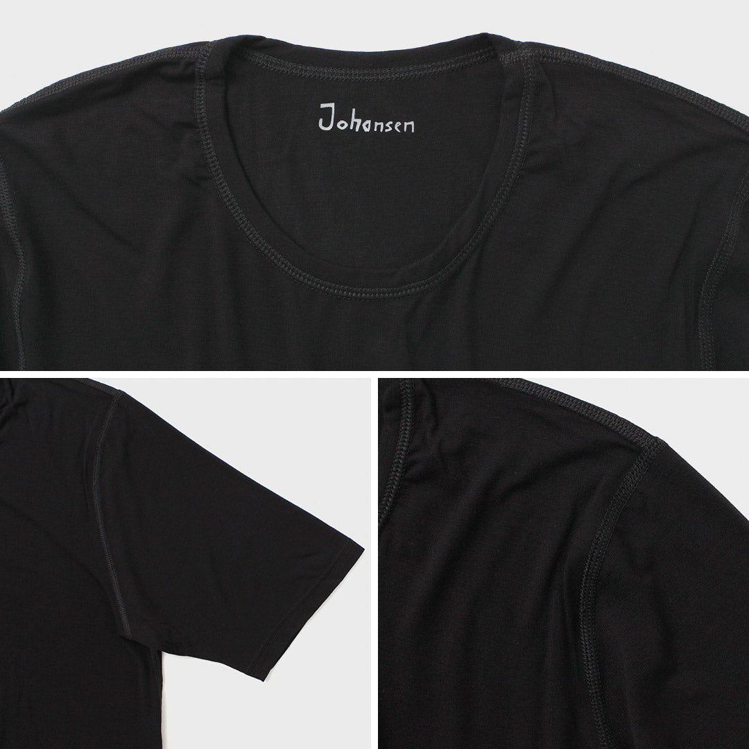 JOHA(ヨハ) オーガニックバンブー ストレッチ Tシャツ