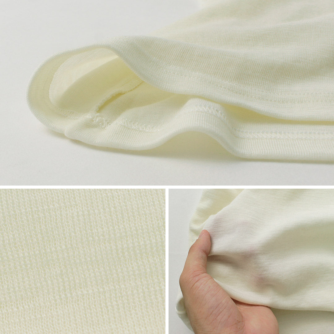 JOHA(ヨハ) 100%メリノウール ロングスリーブTシャツ