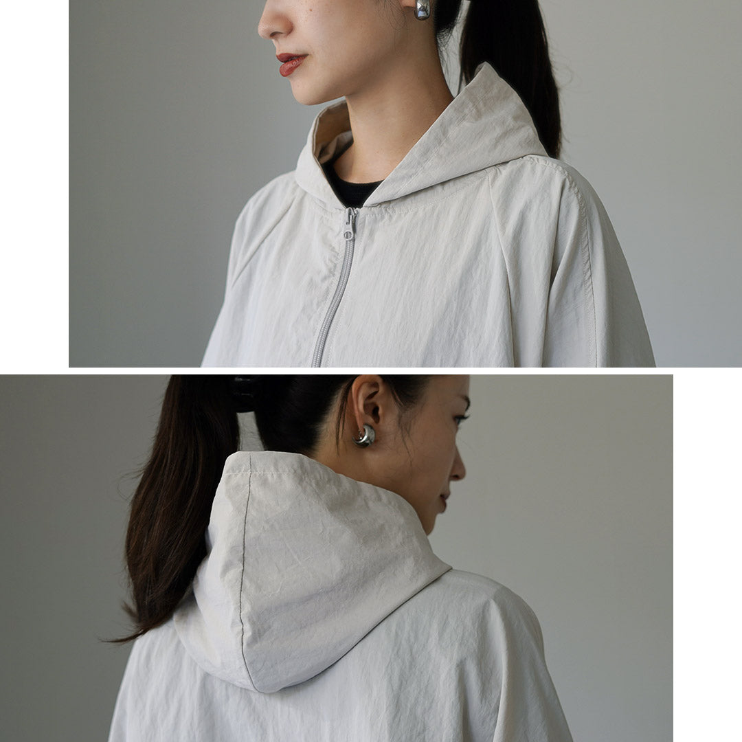 【30%OFF】MAO MADE(マオメイド) ヴィンテージウェザー ニットリブ フードジャケット