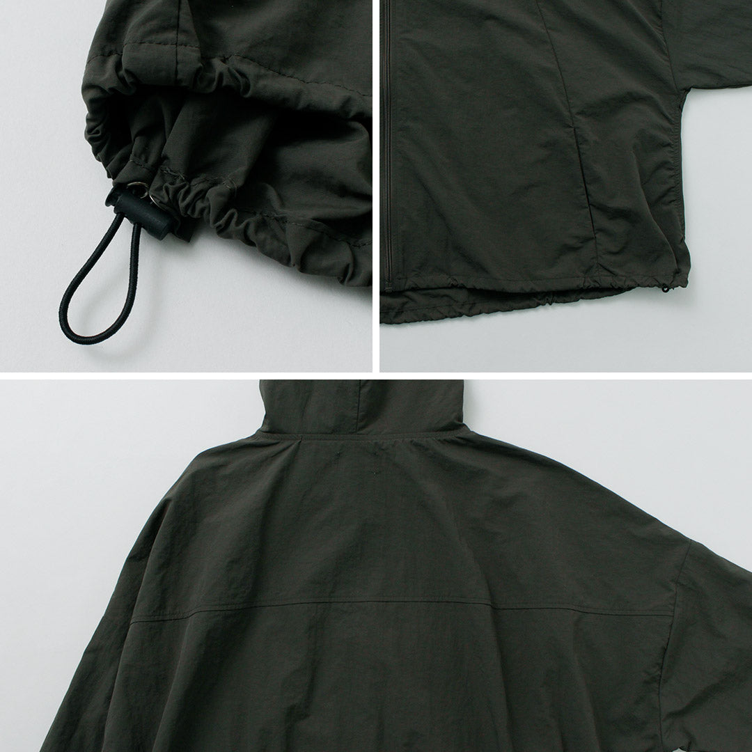 【30%OFF】MAO MADE(マオメイド) ヴィンテージウェザー ニットリブ フードジャケット