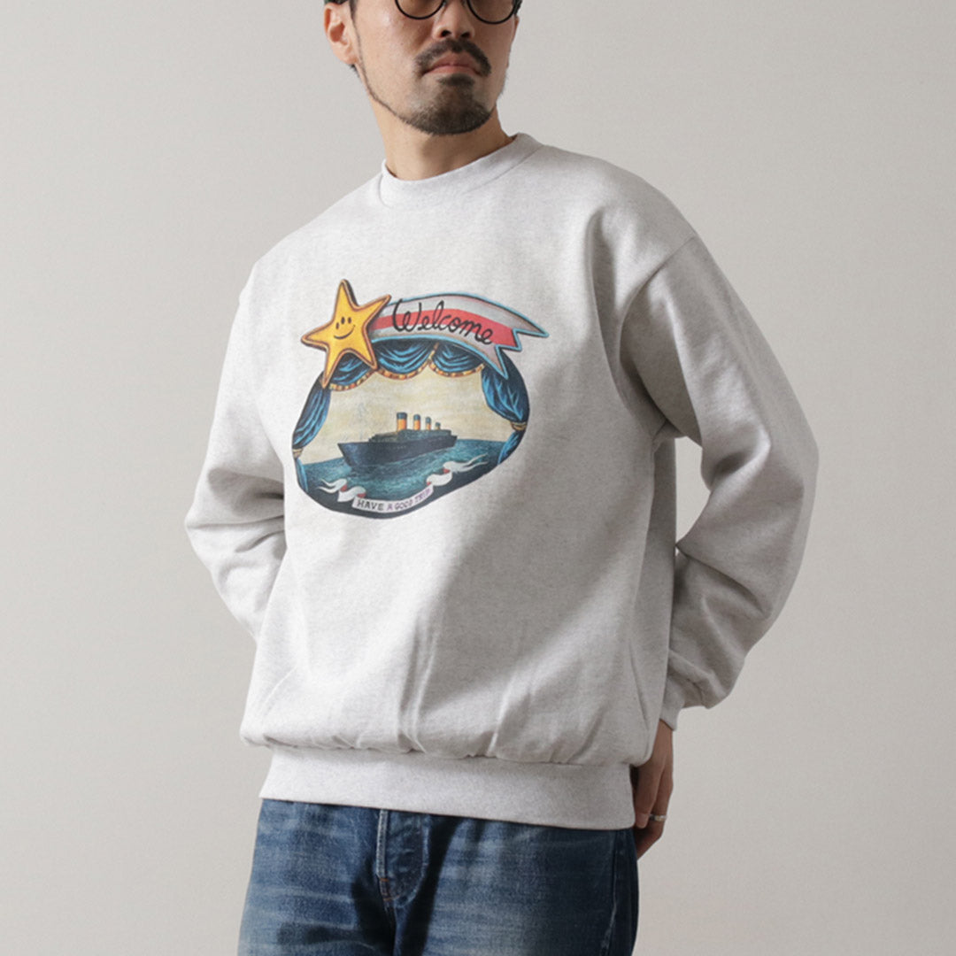 SON OF THE CHEESE(サノバチーズ) ジャーニー クルーネック スウェット