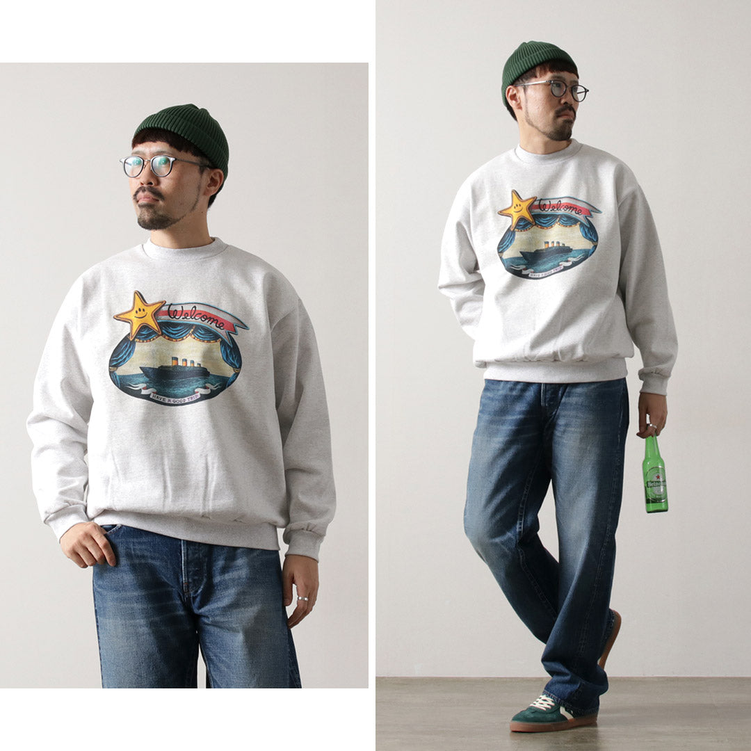 SON OF THE CHEESE(サノバチーズ) ジャーニー クルーネック スウェット