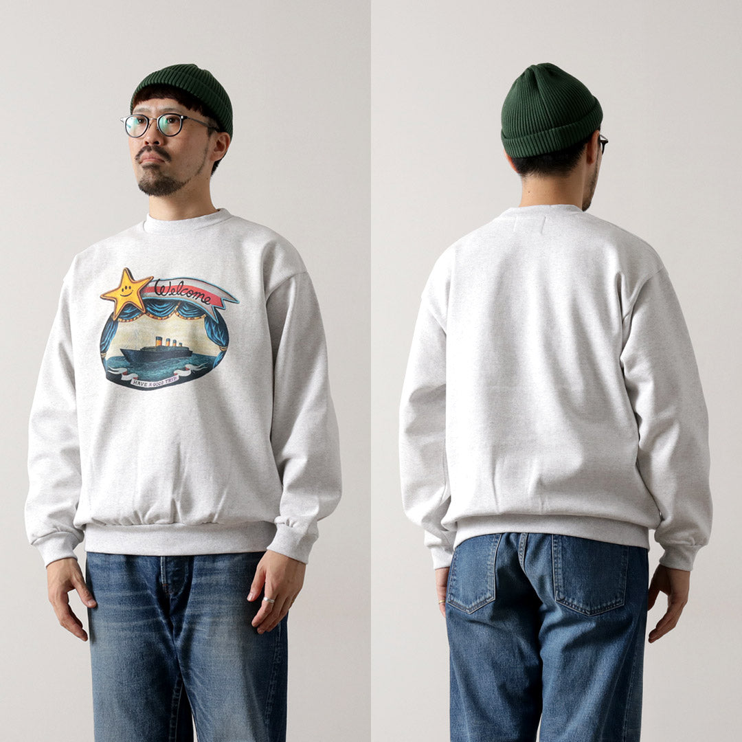 SON OF THE CHEESE(サノバチーズ) ジャーニー クルーネック スウェット