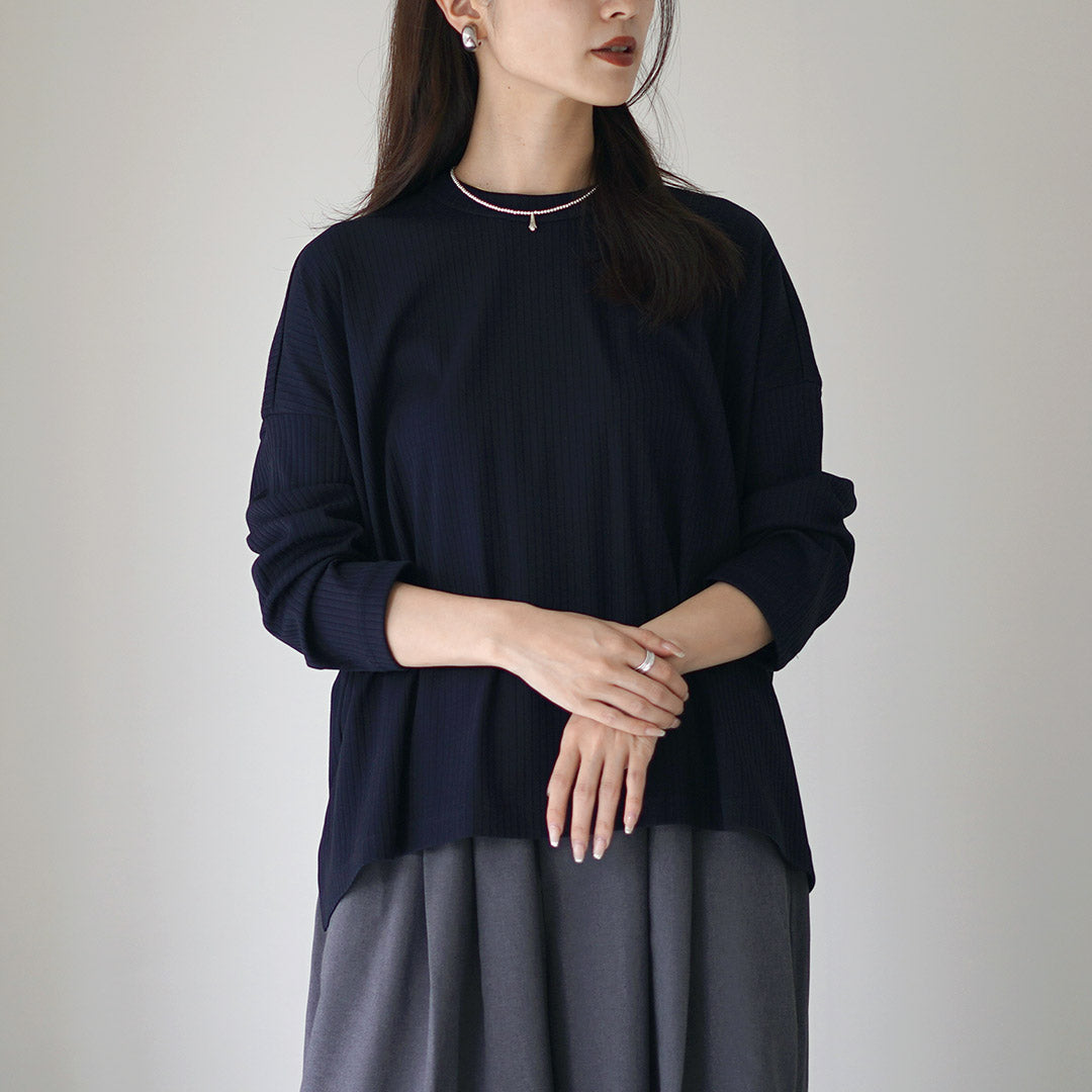 mizuiro ind(ミズイロインド) クルーネック ワイドTEE