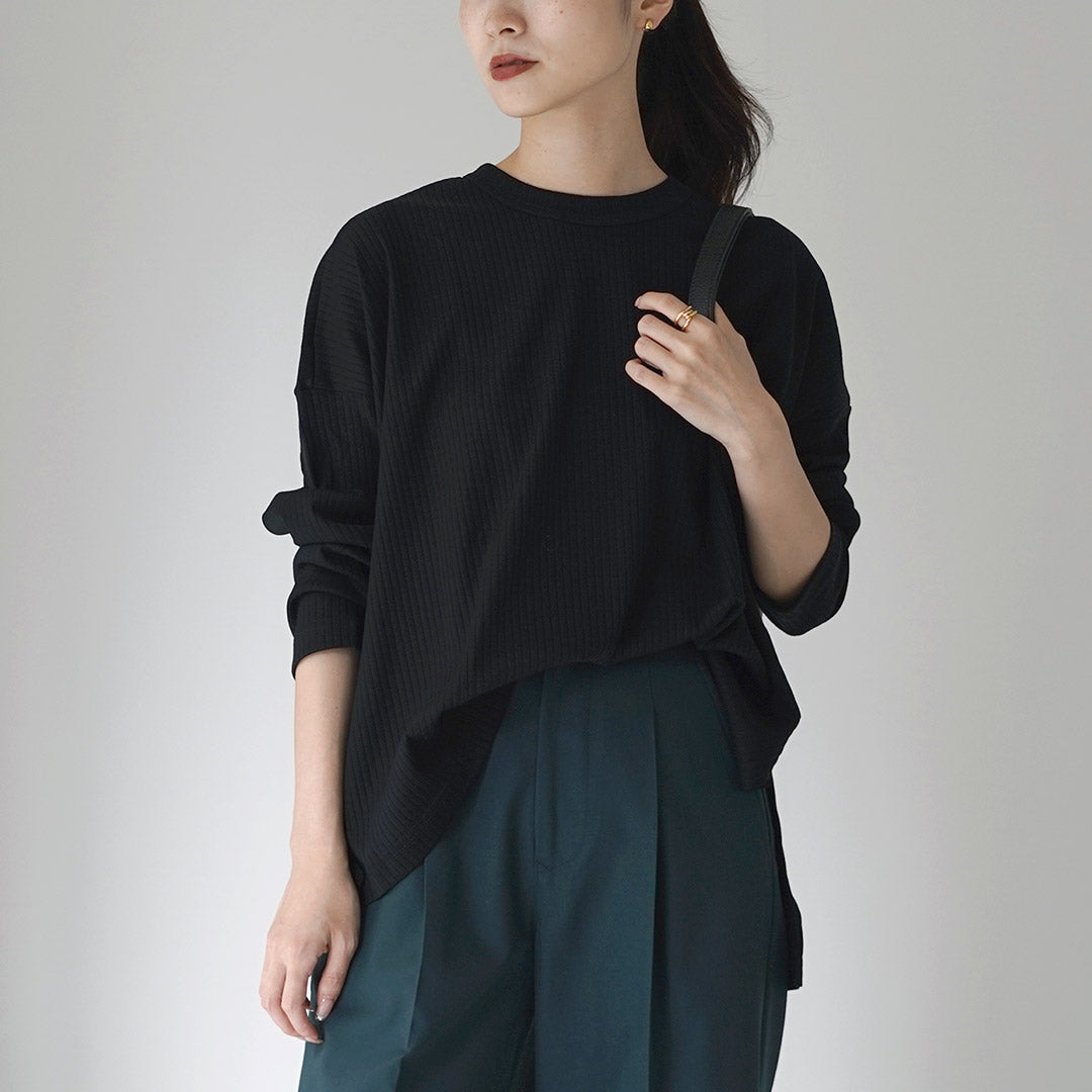 mizuiro ind(ミズイロインド) クルーネック ワイドTEE