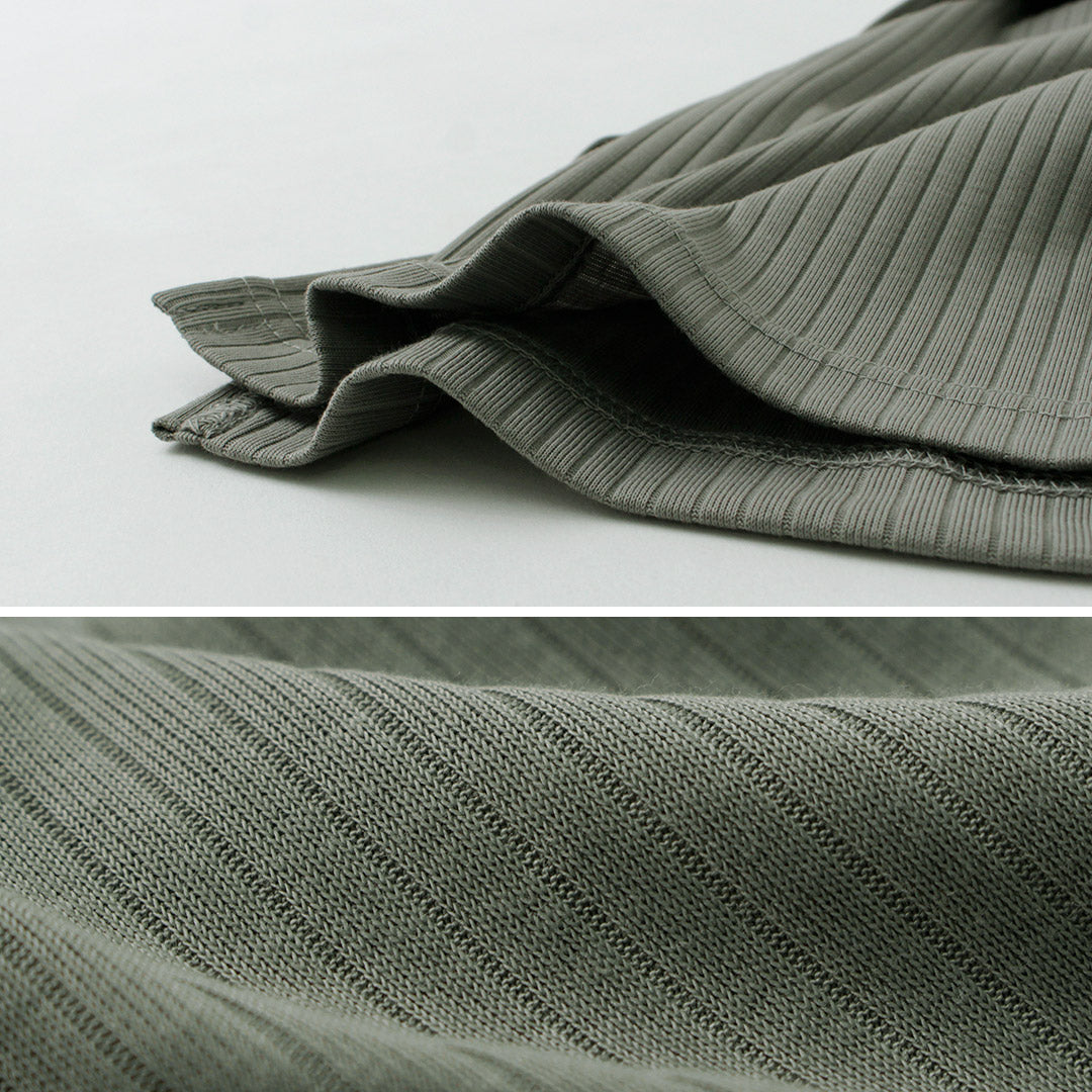 mizuiro ind(ミズイロインド) クルーネック ワイドTEE