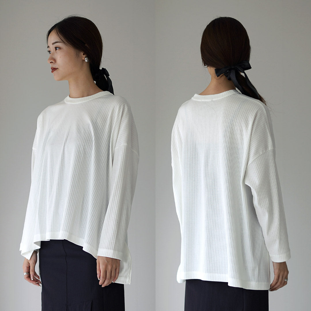 mizuiro ind(ミズイロインド) クルーネック ワイドTEE