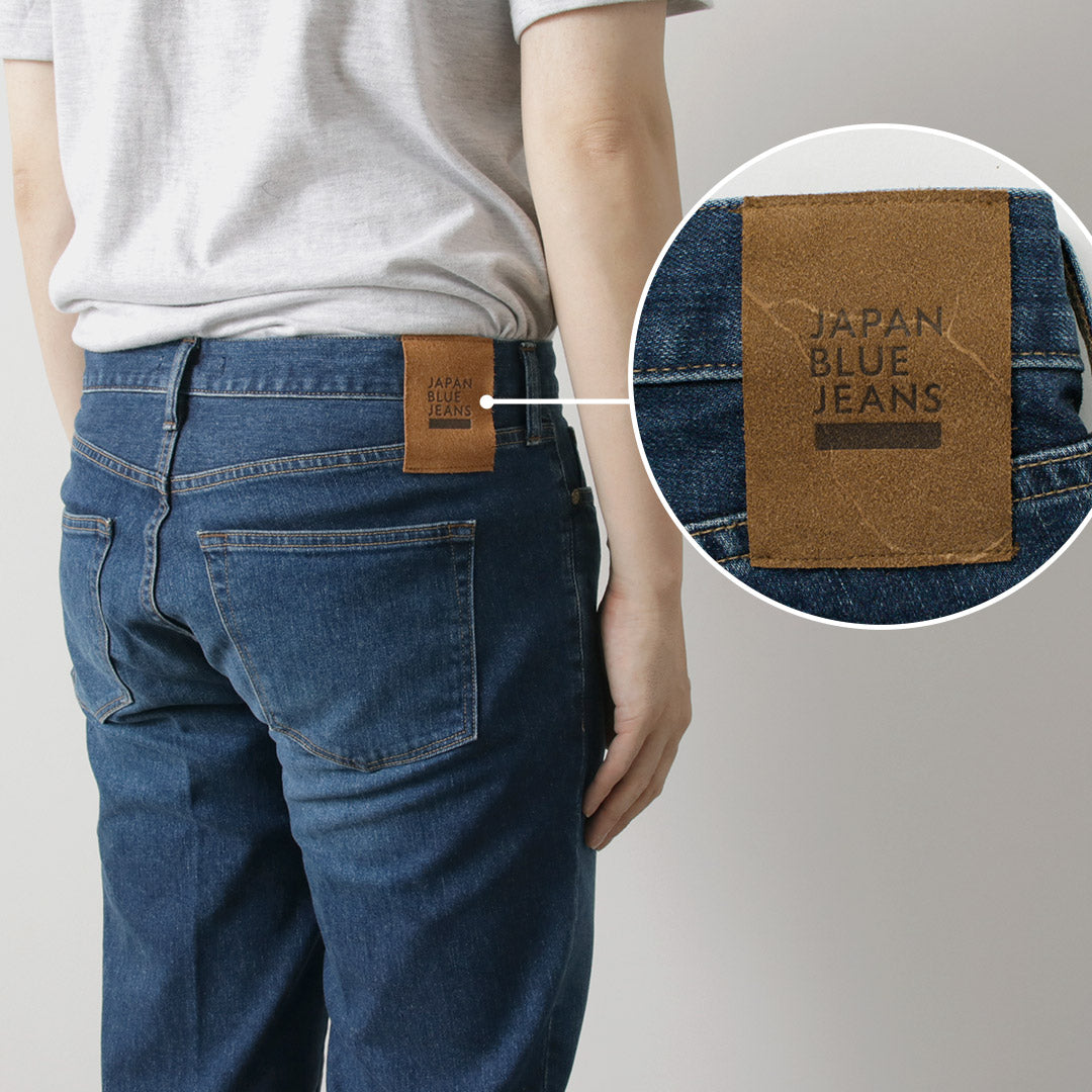 【30%OFF】JAPAN BLUE JEANS(ジャパンブルージーンズ) 12oz ストレッチ センタークリース 5Pデニム ユーズド加工
