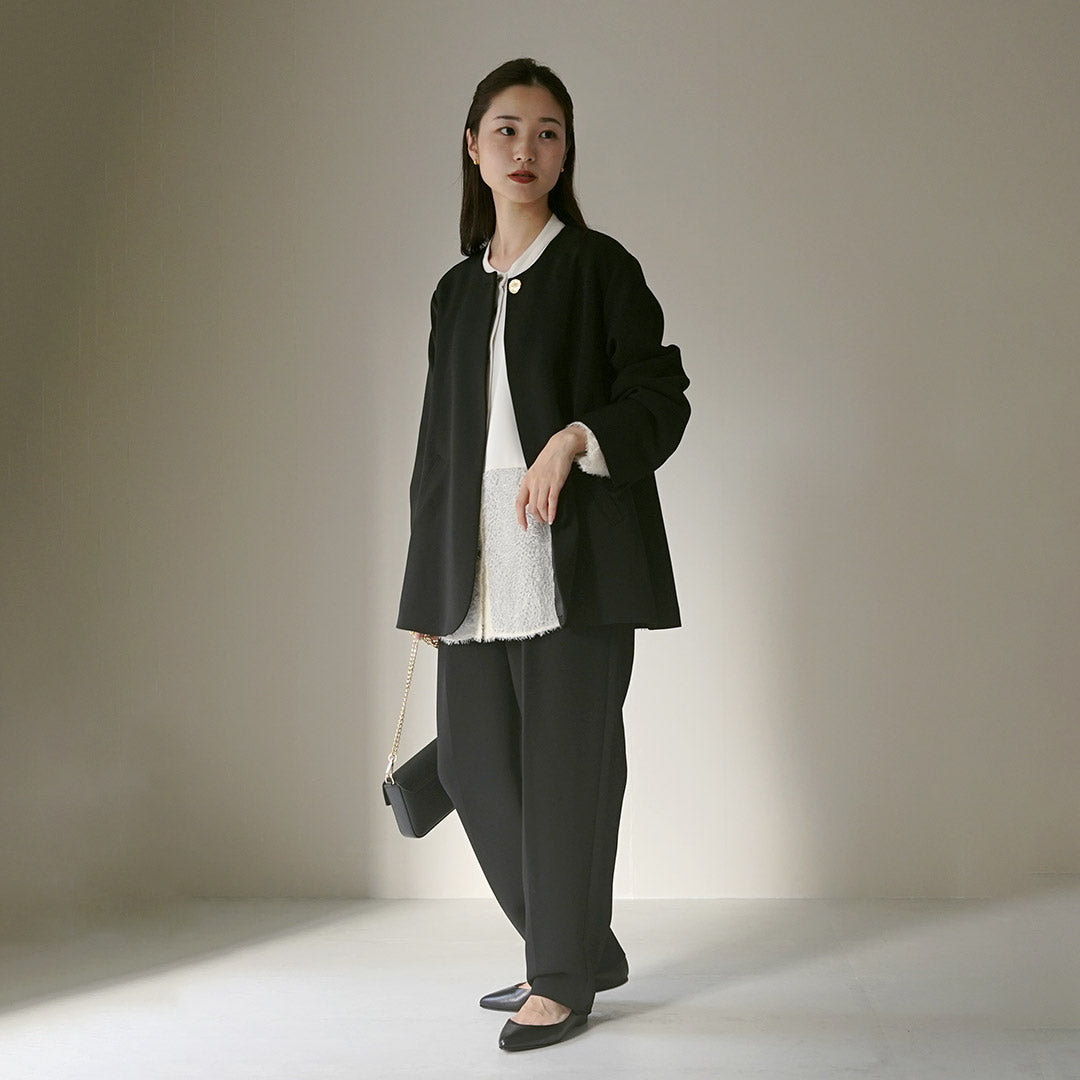 【30%OFF】CHIGNON(シニヨン) ノーカラージャケット