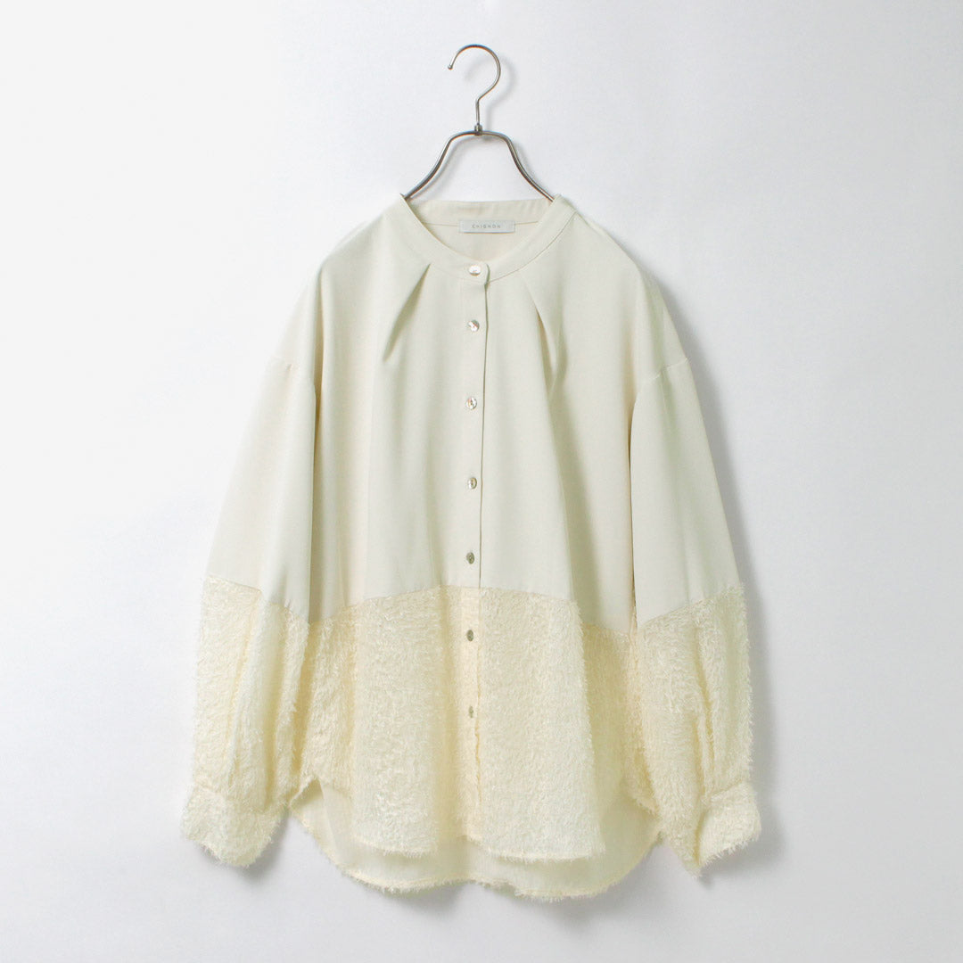 【30%OFF】CHIGNON(シニヨン) カットジャガード ブラウス