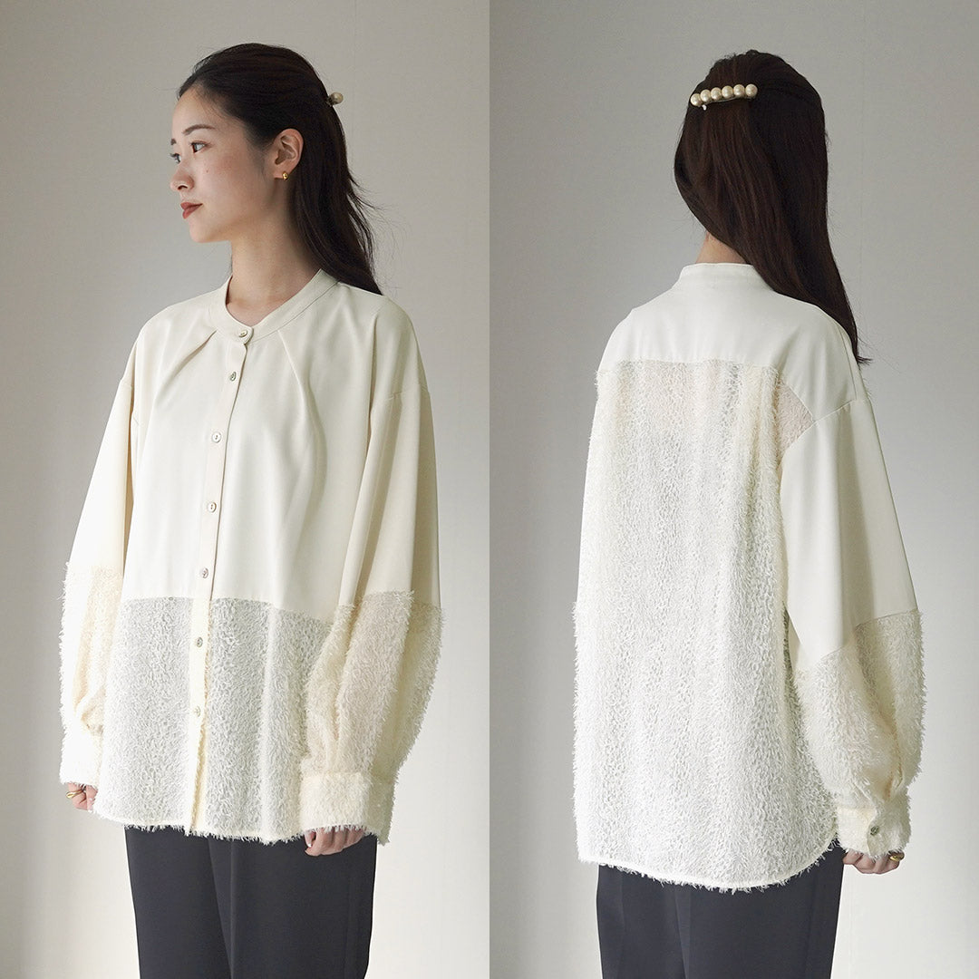 【30%OFF】CHIGNON(シニヨン) カットジャガード ブラウス