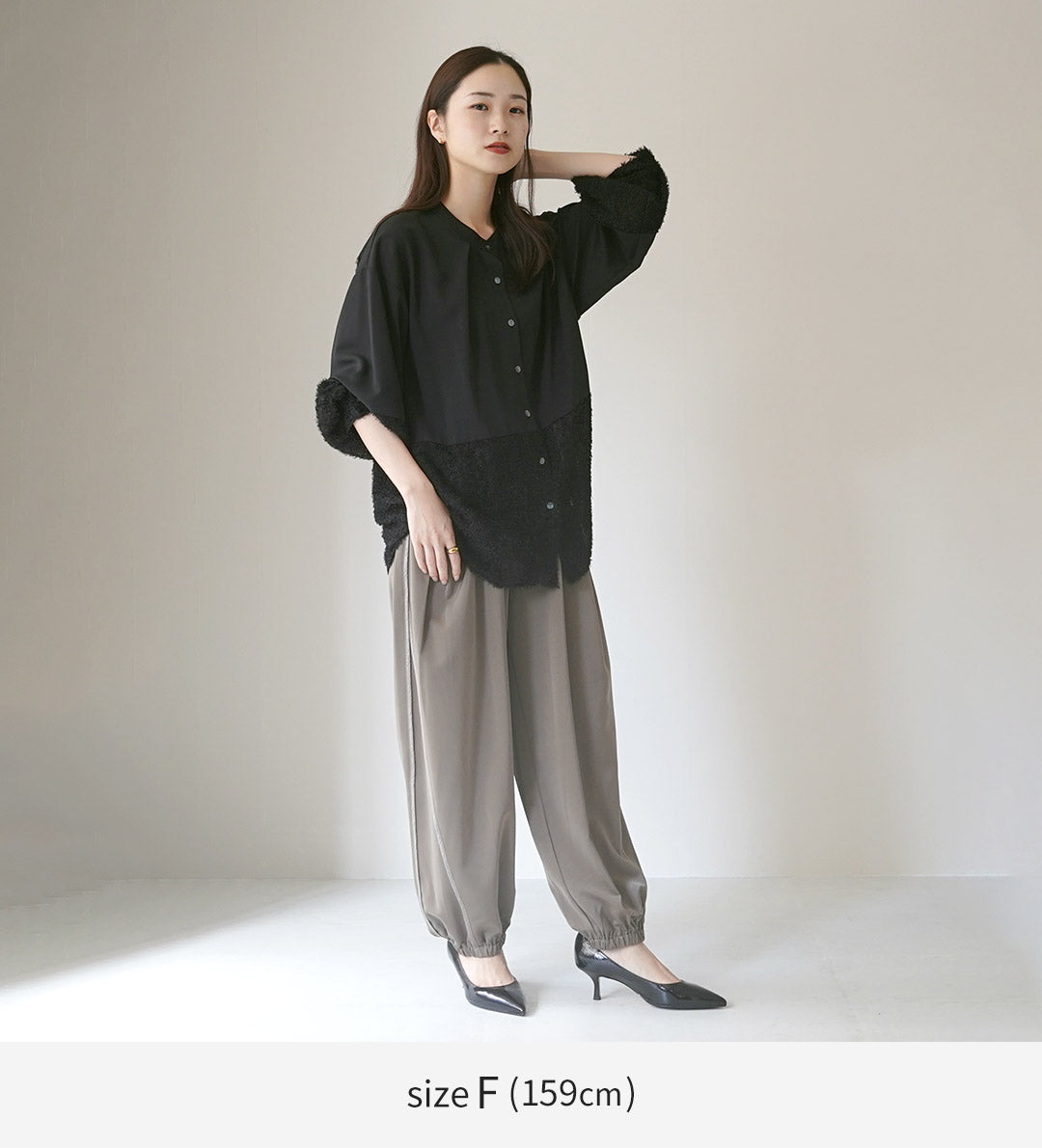 【30%OFF】CHIGNON(シニヨン) カットジャガード ブラウス