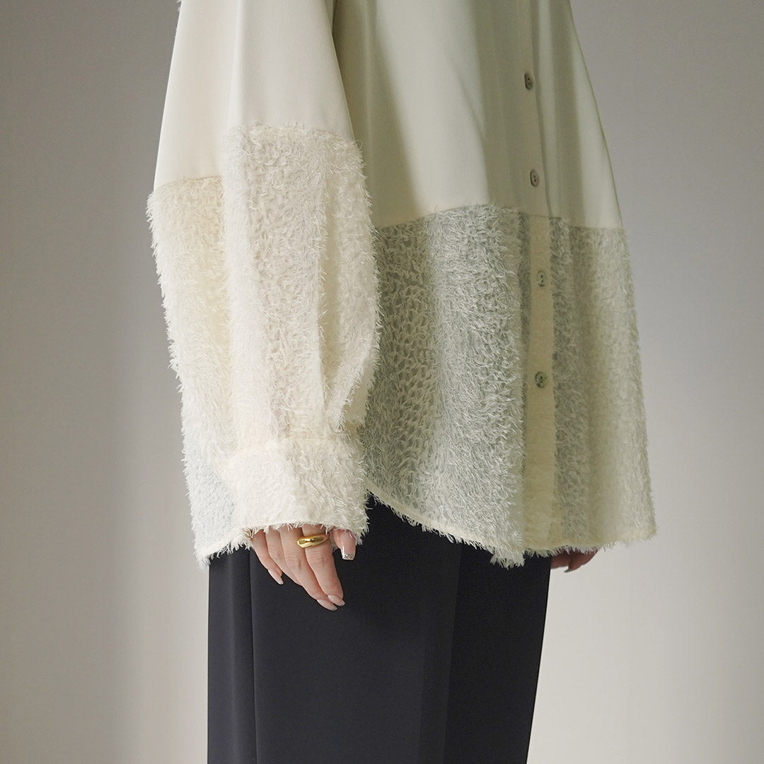【30%OFF】CHIGNON(シニヨン) カットジャガード ブラウス