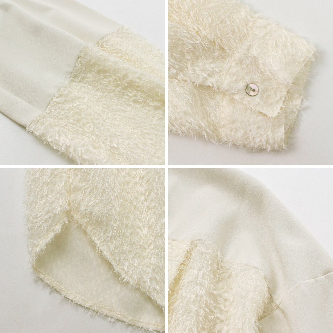 【30%OFF】CHIGNON(シニヨン) カットジャガード ブラウス