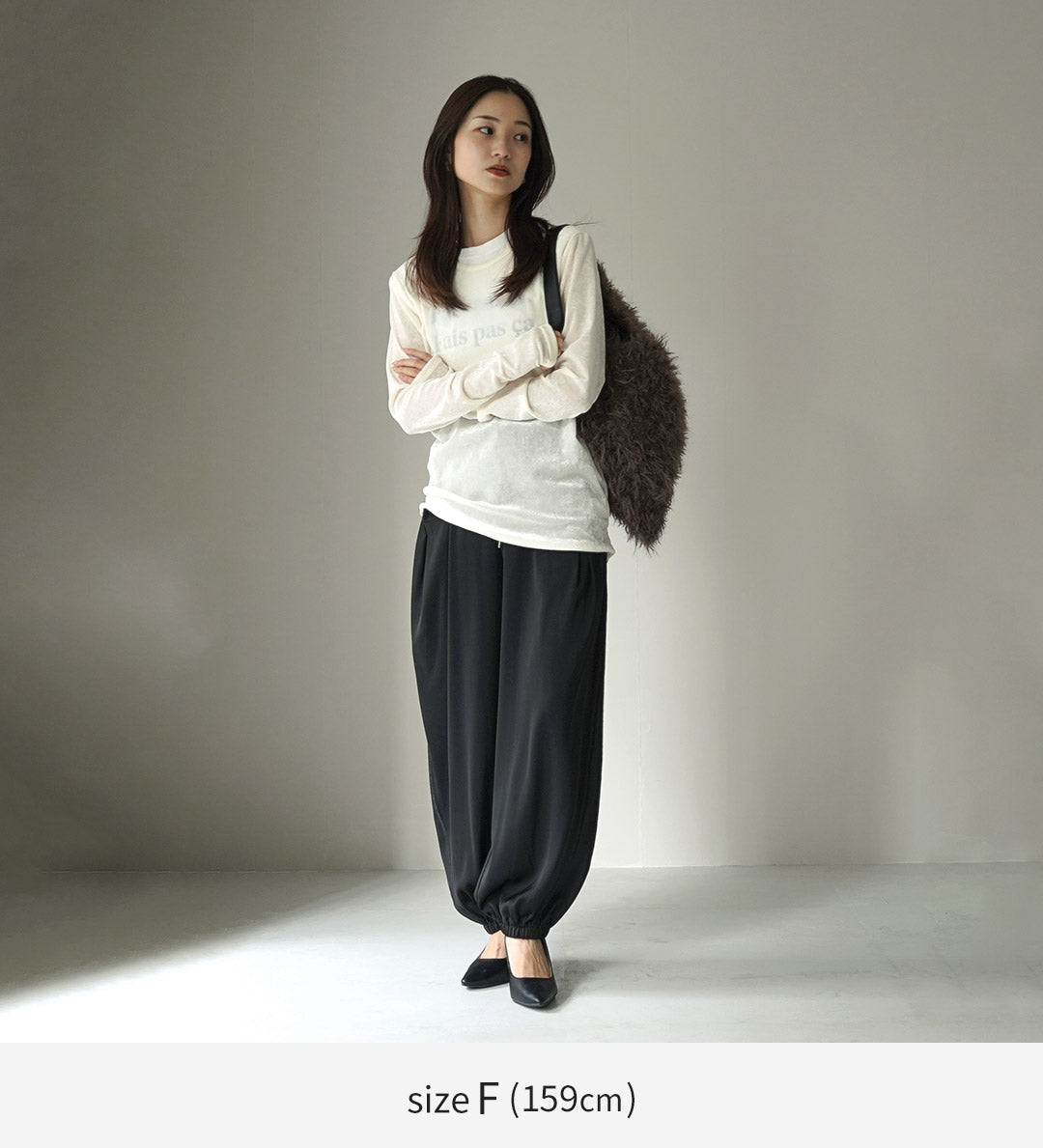 【30%OFF】CHIGNON(シニヨン) ベロアメッシュ プルオーバー