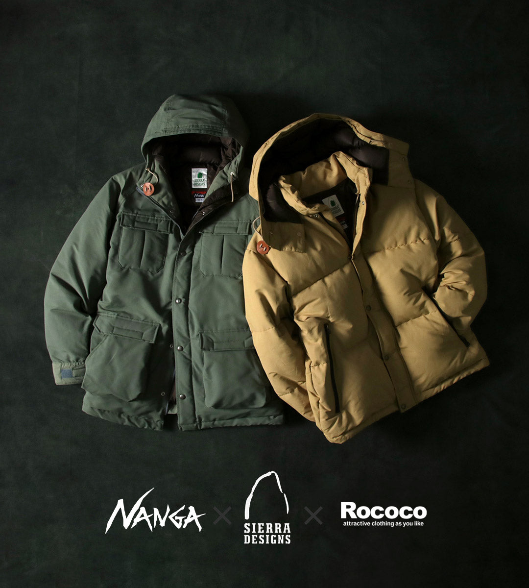NANGA(ナンガ) 別注 SIERRA DESIGNS コーデュラ60/40 ジャムパック ダウンジャケット