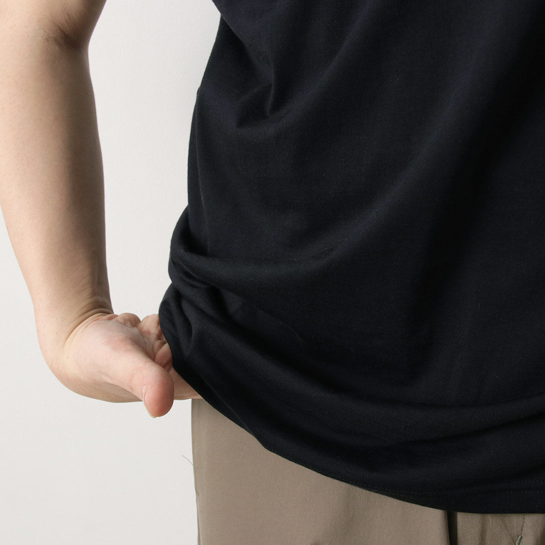 FYNELYNE ENGINEERED BY LIFILL コットニー ショートスリーブ クルーネックTシャツ