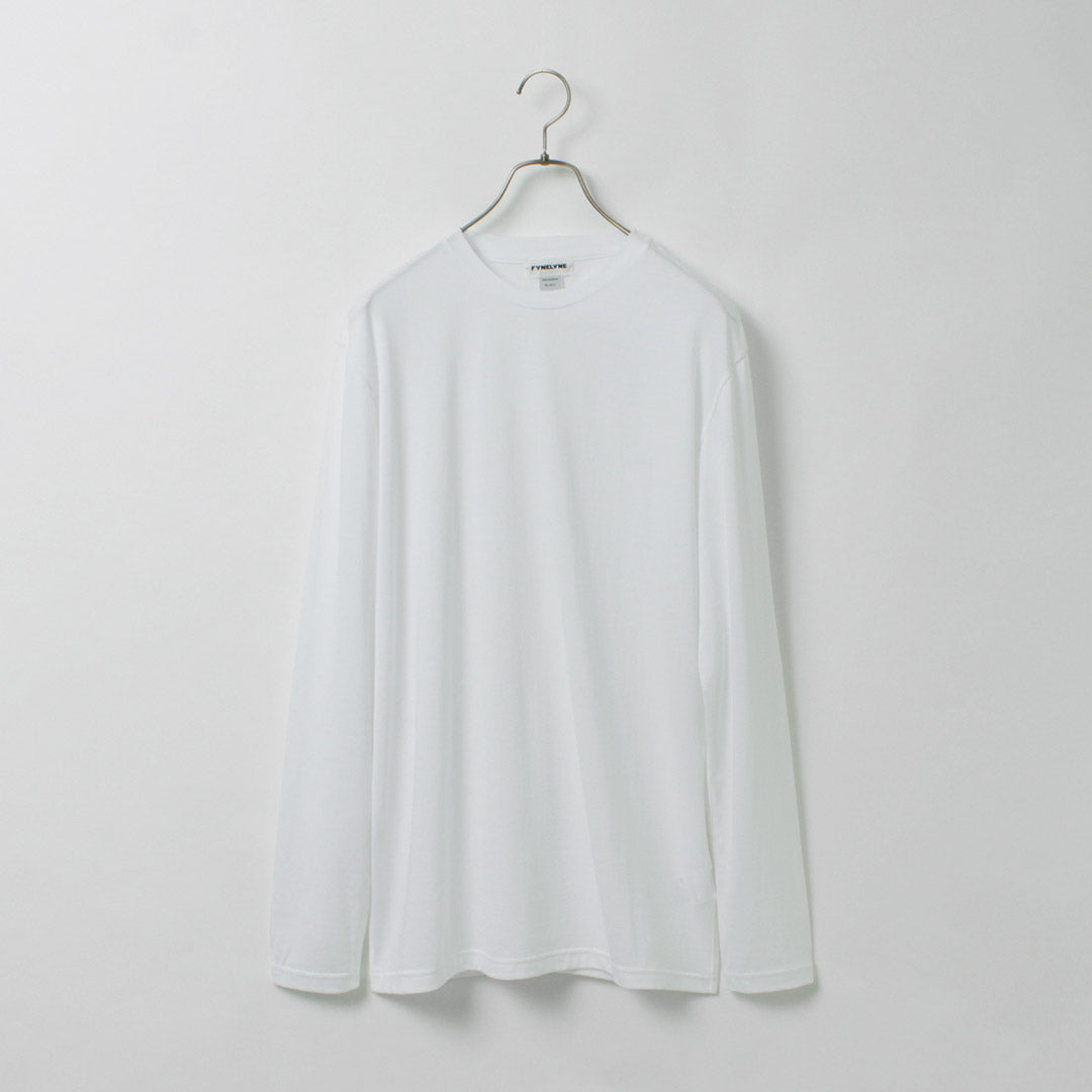 FYNELYNE ENGINEERED BY LIFILL コットニー ロングスリーブ クルーネックTシャツ