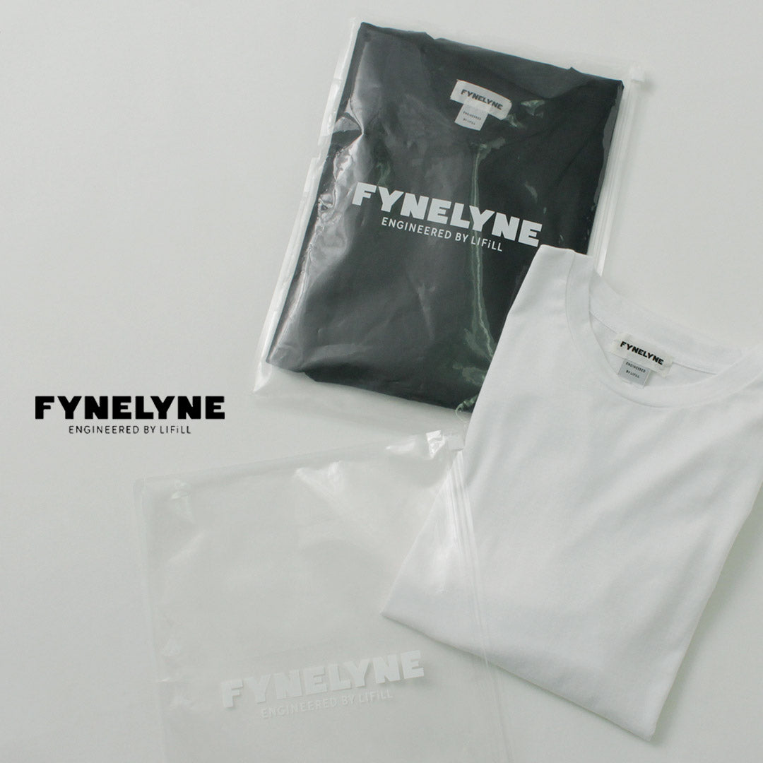FYNELYNE ENGINEERED BY LIFILL コットニー ロングスリーブ クルーネックTシャツ