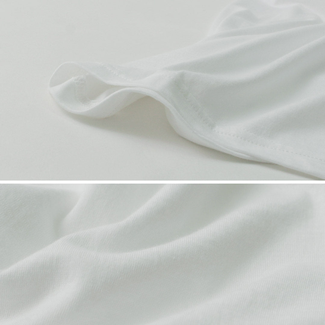 FYNELYNE ENGINEERED BY LIFILL コットニー ロングスリーブ クルーネックTシャツ