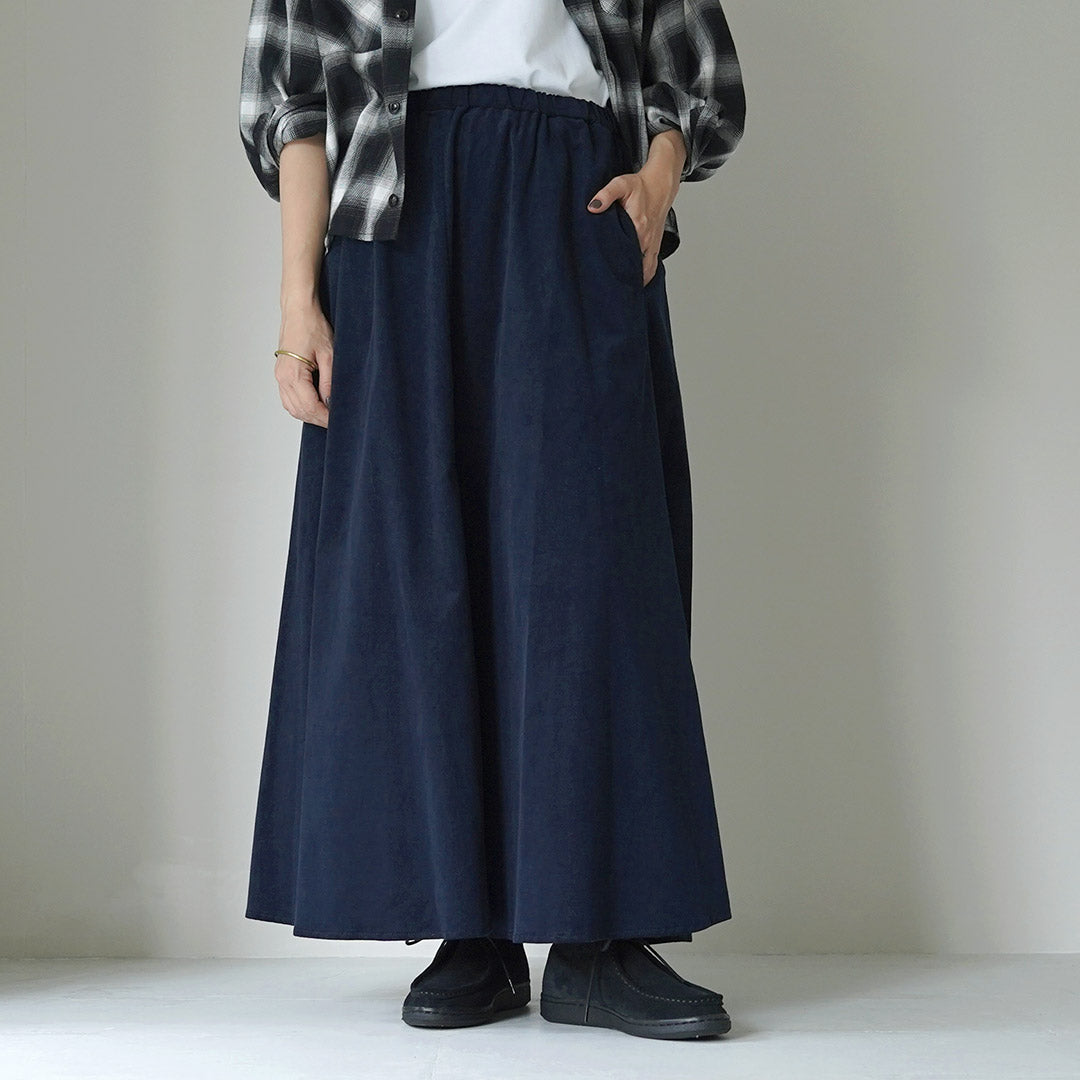 MIDIUMI(ミディウミ) コーデュロイ フレアスカート