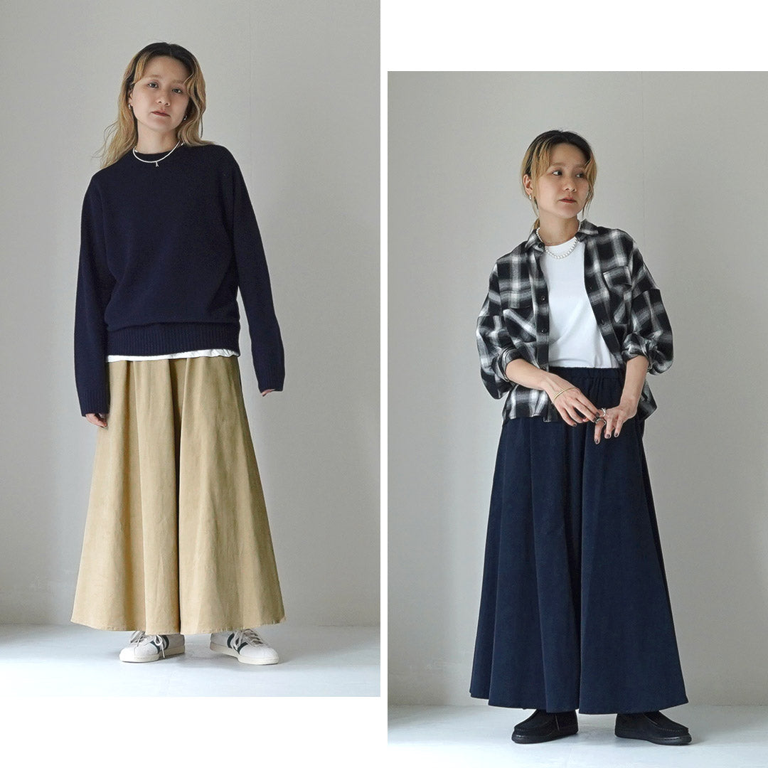 MIDIUMI(ミディウミ) コーデュロイ フレアスカート