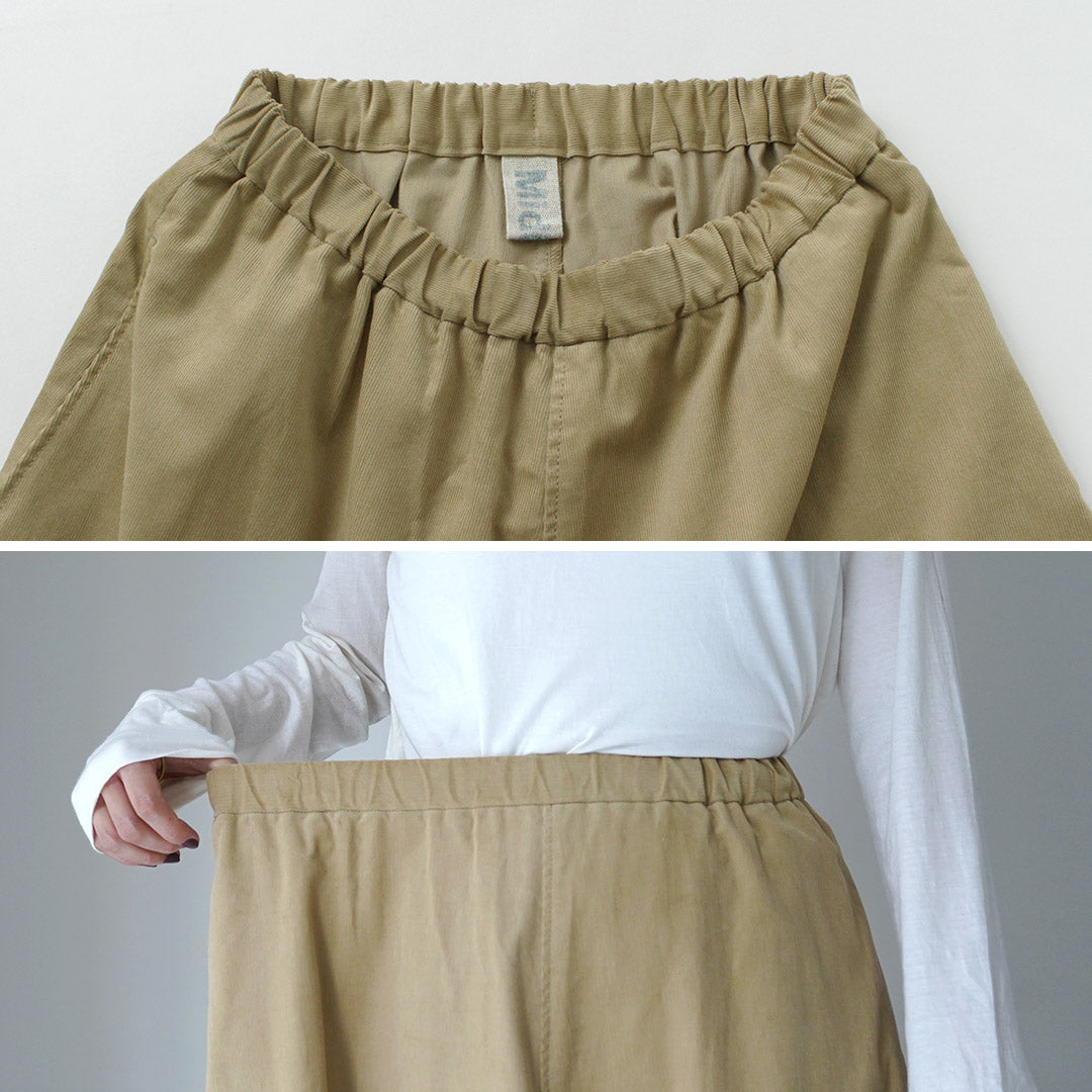 MIDIUMI(ミディウミ) コーデュロイ フレアスカート