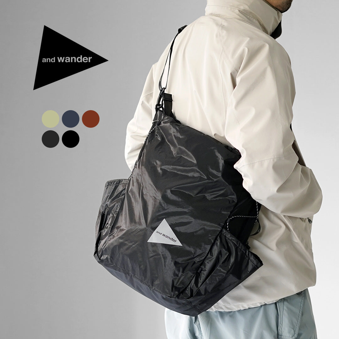 AND WANDER(アンドワンダー) シル トート バッグ 2025年モデル