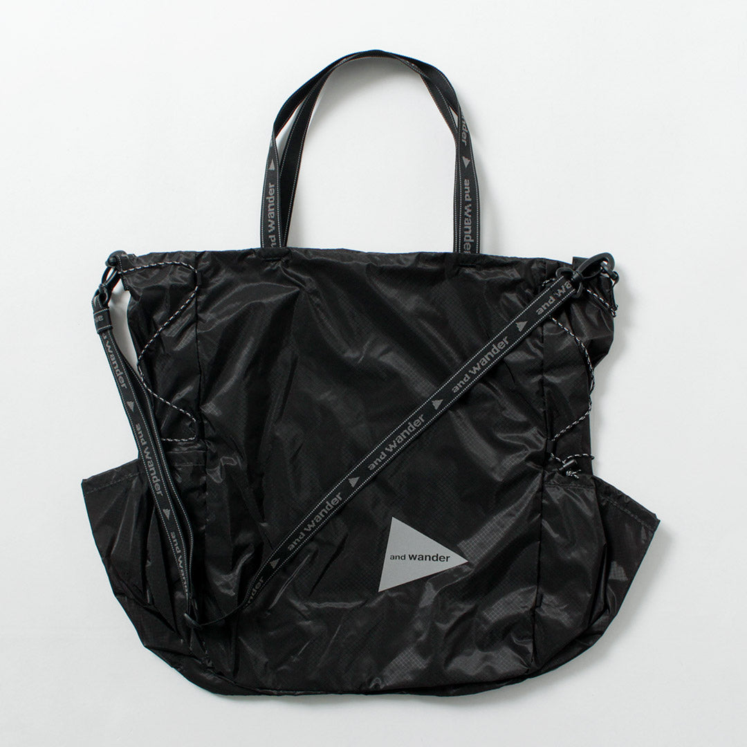 AND WANDER(アンドワンダー) シル トート バッグ 2025年モデル