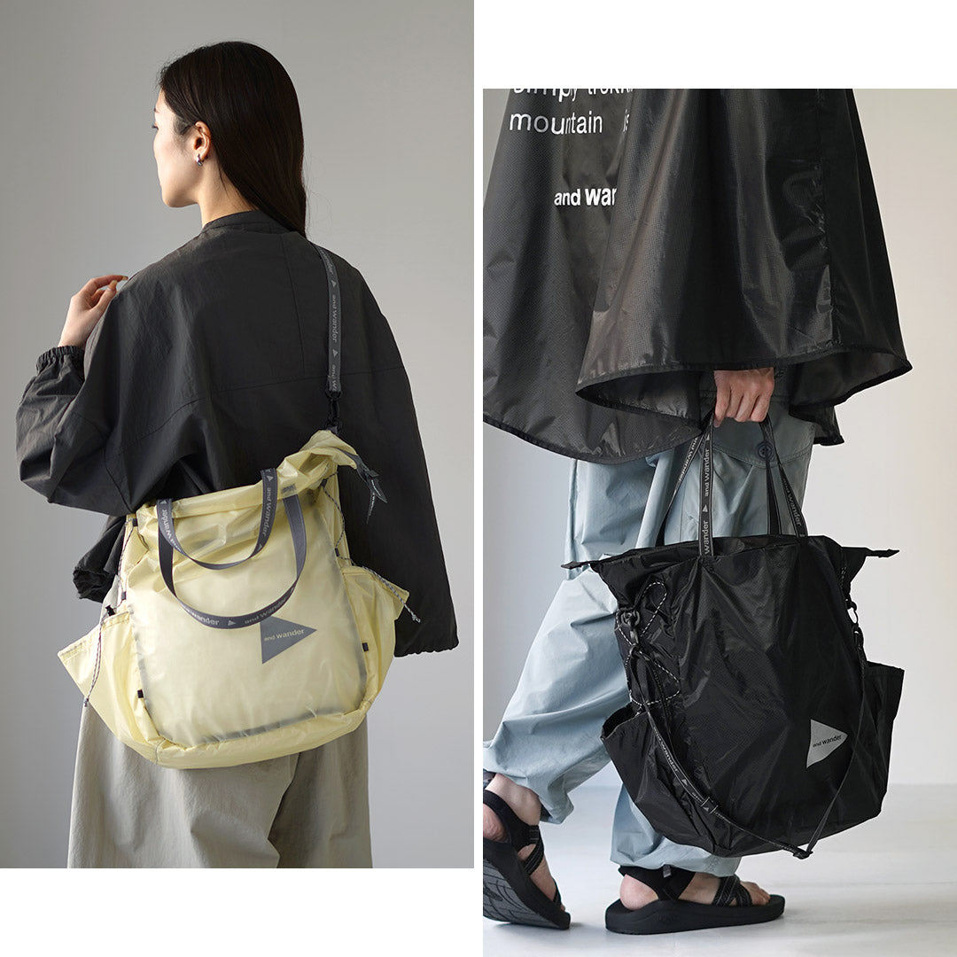 AND WANDER(アンドワンダー) シル トート バッグ 2025年モデル