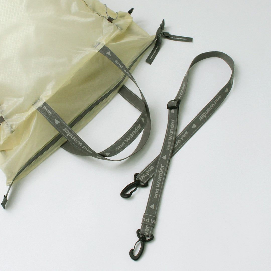 AND WANDER(アンドワンダー) シル トート バッグ 2025年モデル