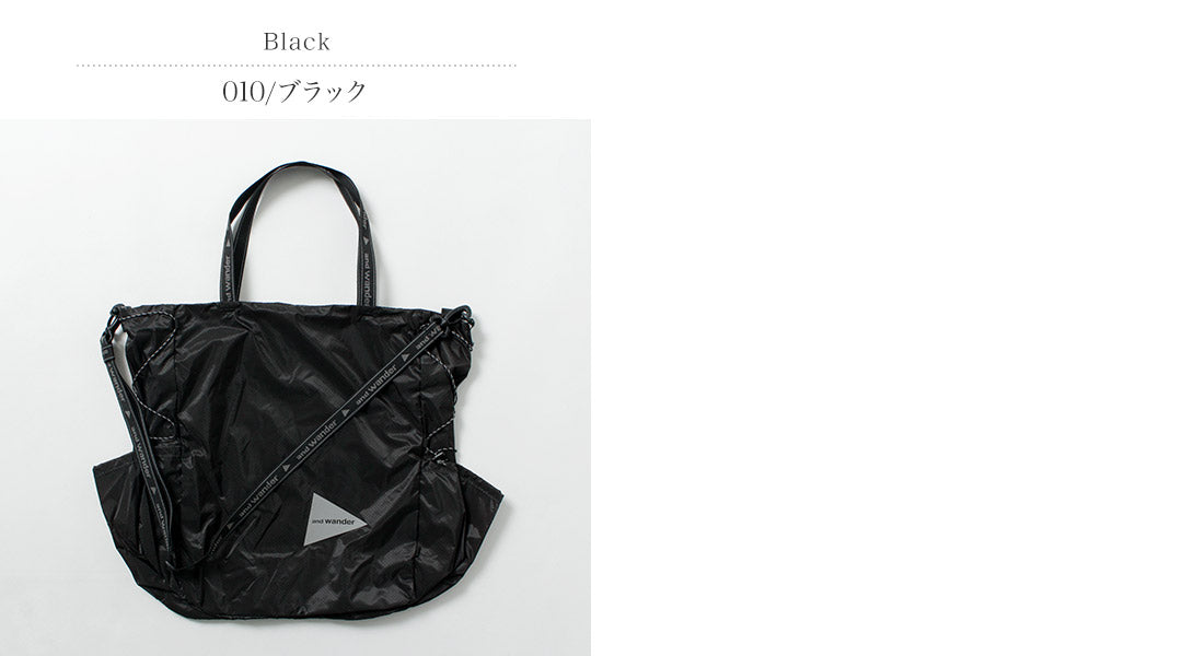 AND WANDER(アンドワンダー) シル トート バッグ 2025年モデル