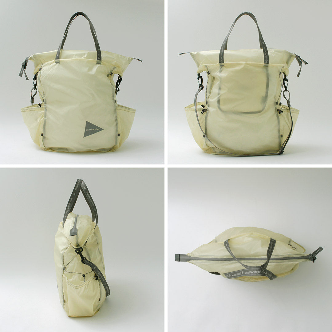 AND WANDER(アンドワンダー) シル トート バッグ 2025年モデル