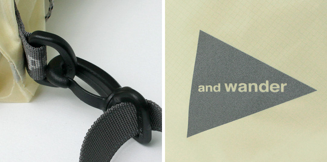 AND WANDER(アンドワンダー) シル トート バッグ 2025年モデル