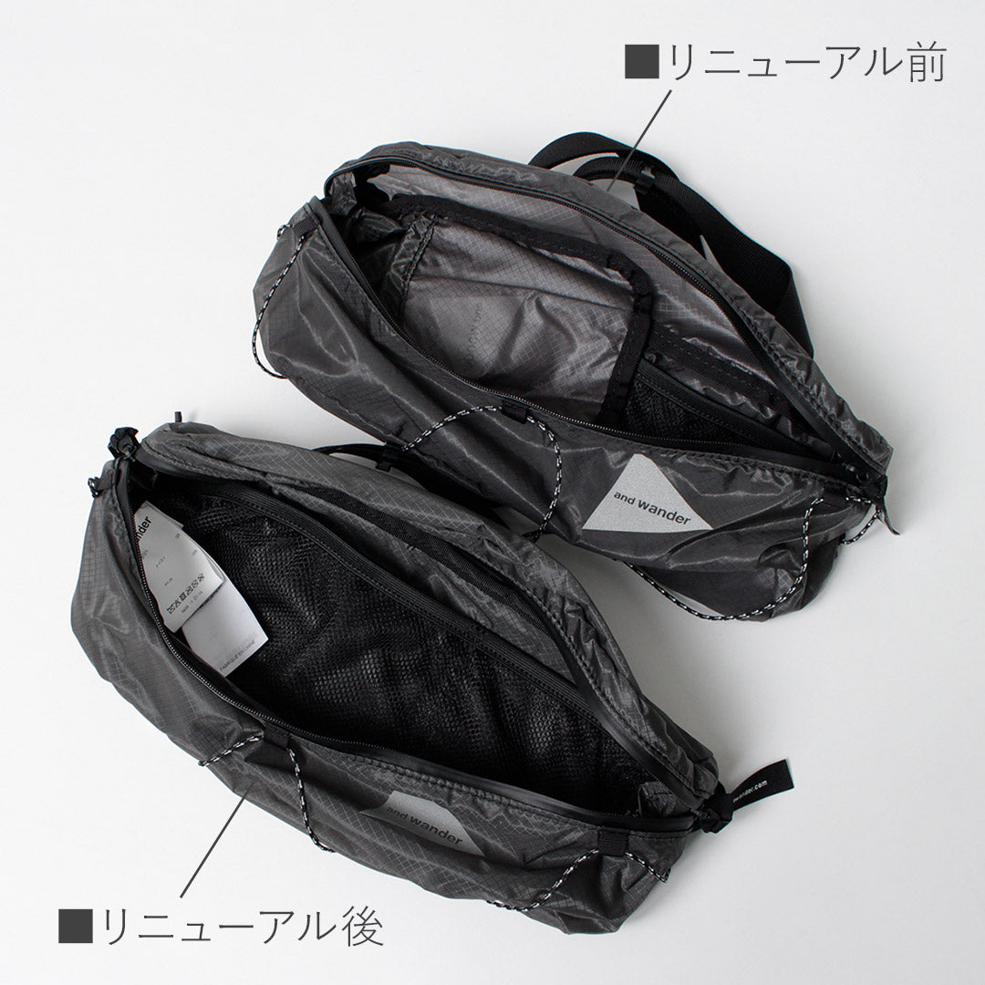 AND WANDER(アンドワンダー) シル ウェスト バッグ