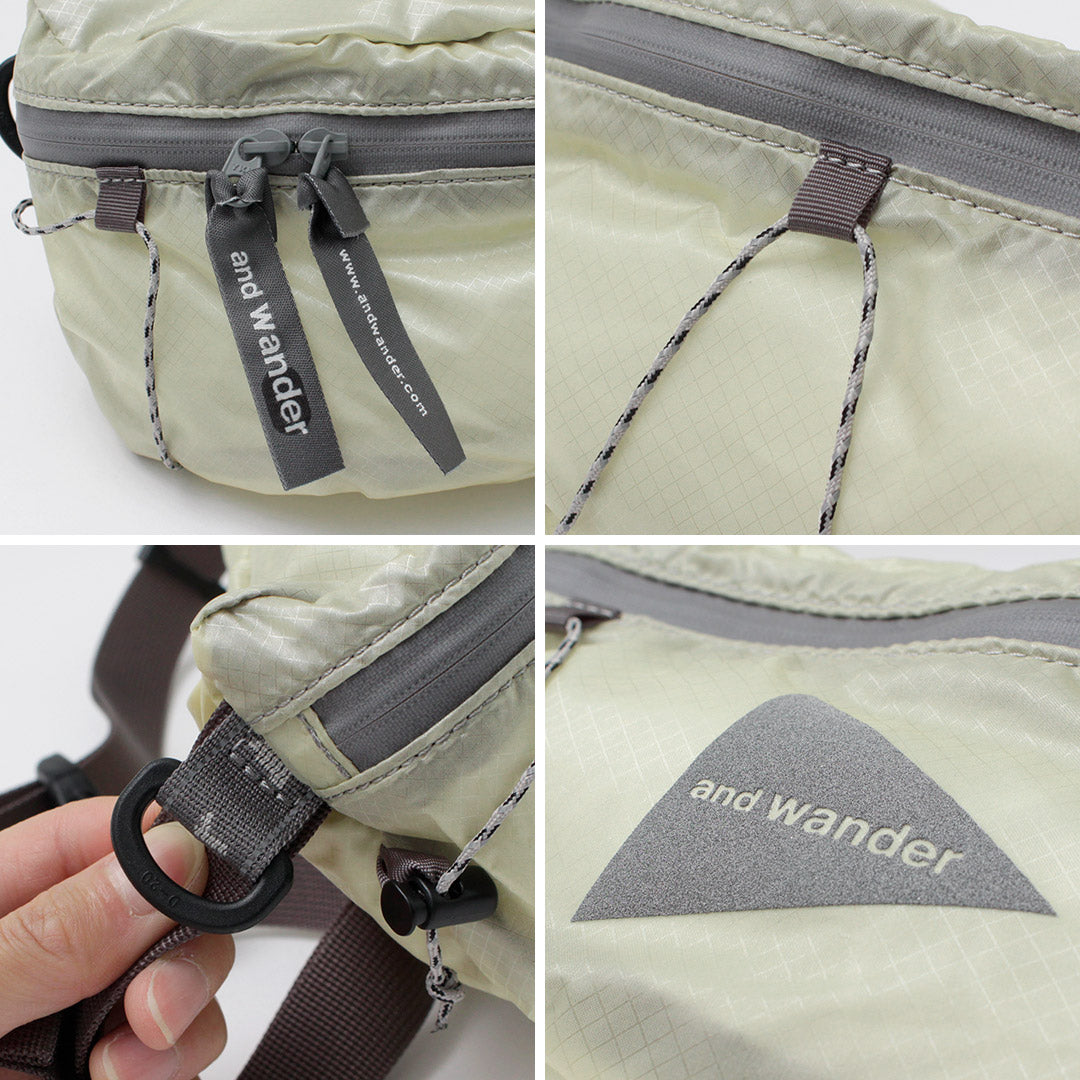 AND WANDER(アンドワンダー) シル ウェスト バッグ