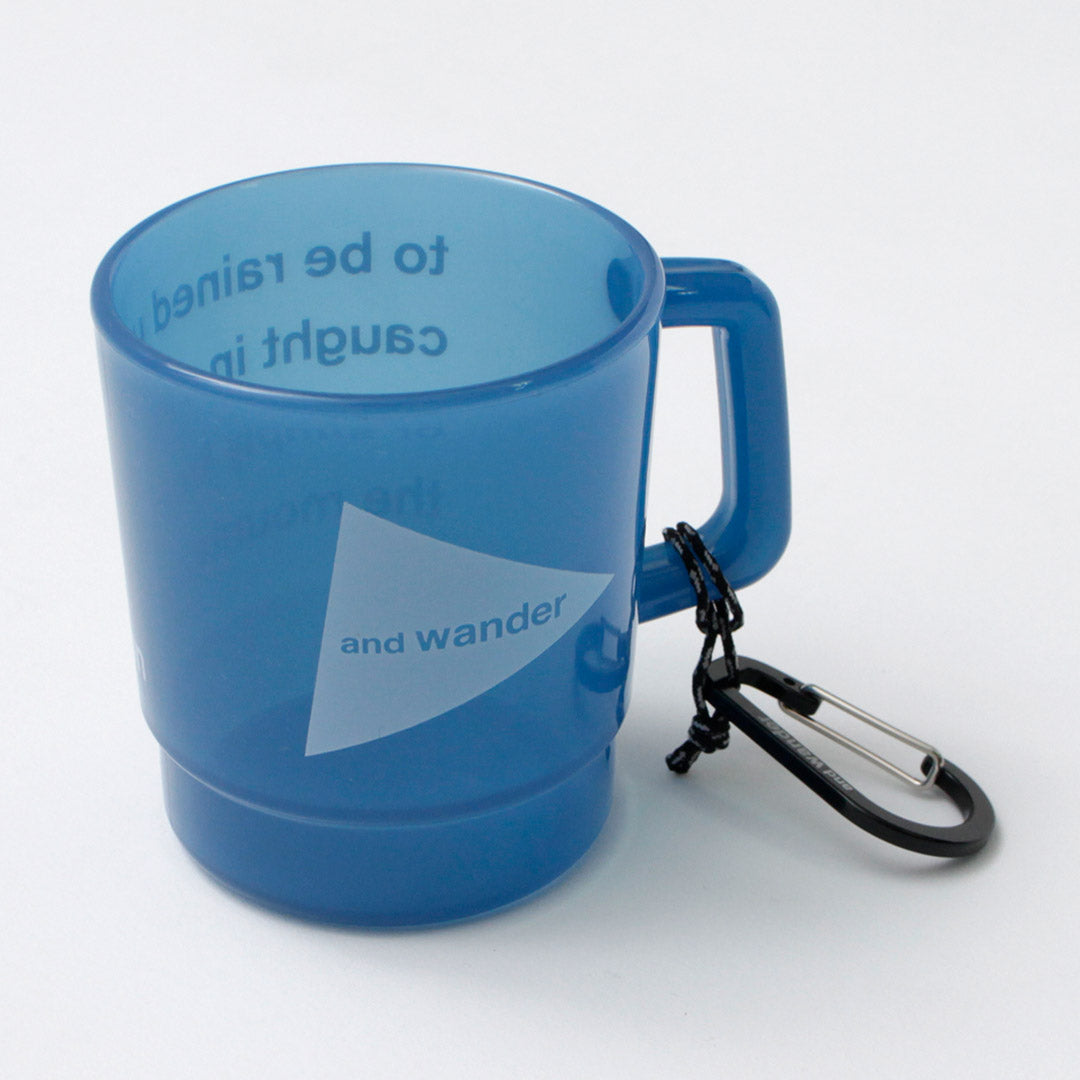 and wander アンドワンダー 4点セット マグカップ　新品 and wander and wander logo PP mug / アンドワンダー アンド