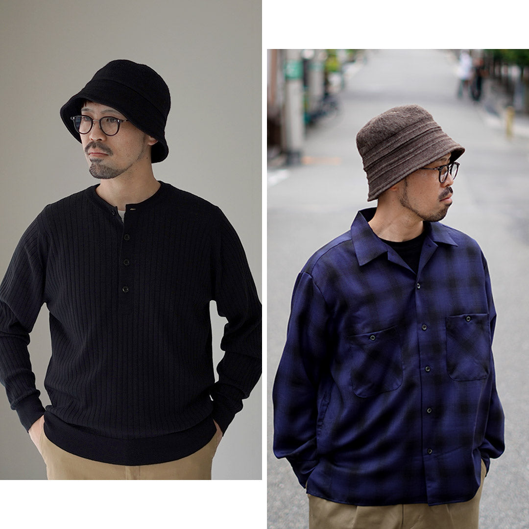 BLUE BOOKS CO.(ブルーブックスコー) ランダムセーラー シャギー / メンズ 帽子 日本製 無地 Random Sailor_Shaggy