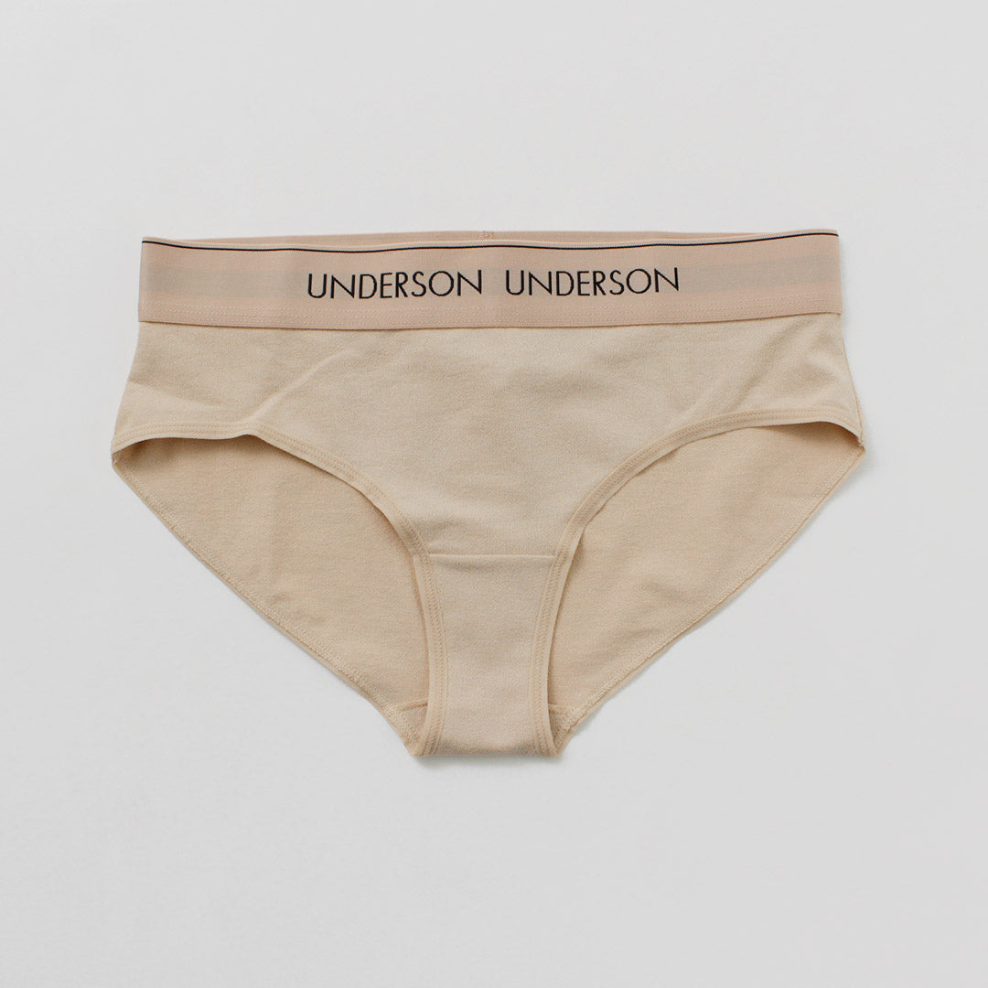 UNDERSON UNDERSON(アンダーソン アンダーソン) フルヒップ ショーツ ロゴ