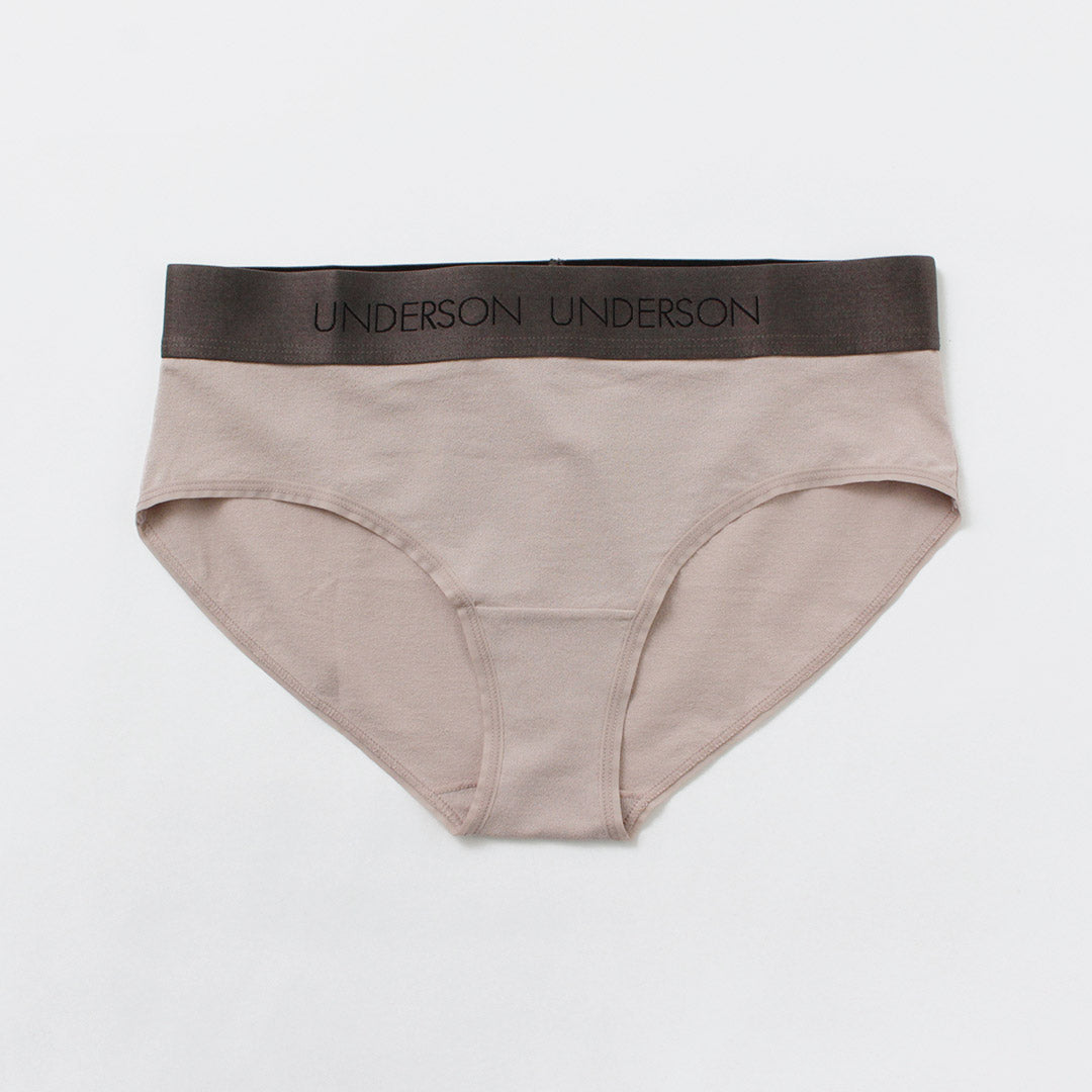 UNDERSON UNDERSON(アンダーソン アンダーソン) フルヒップ ショーツ ロゴ