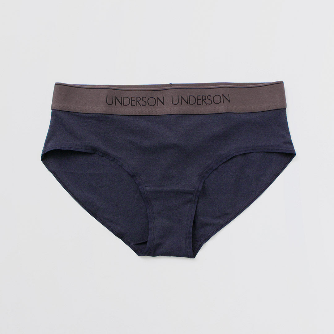 UNDERSON UNDERSON(アンダーソン アンダーソン) フルヒップ ショーツ ロゴ