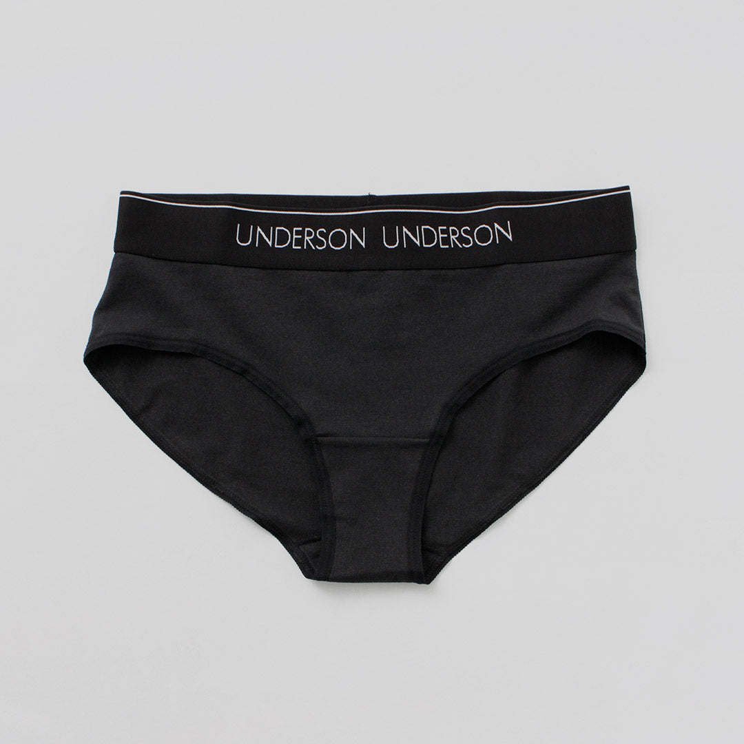 UNDERSON UNDERSON(アンダーソン アンダーソン) フルヒップ ショーツ ロゴ